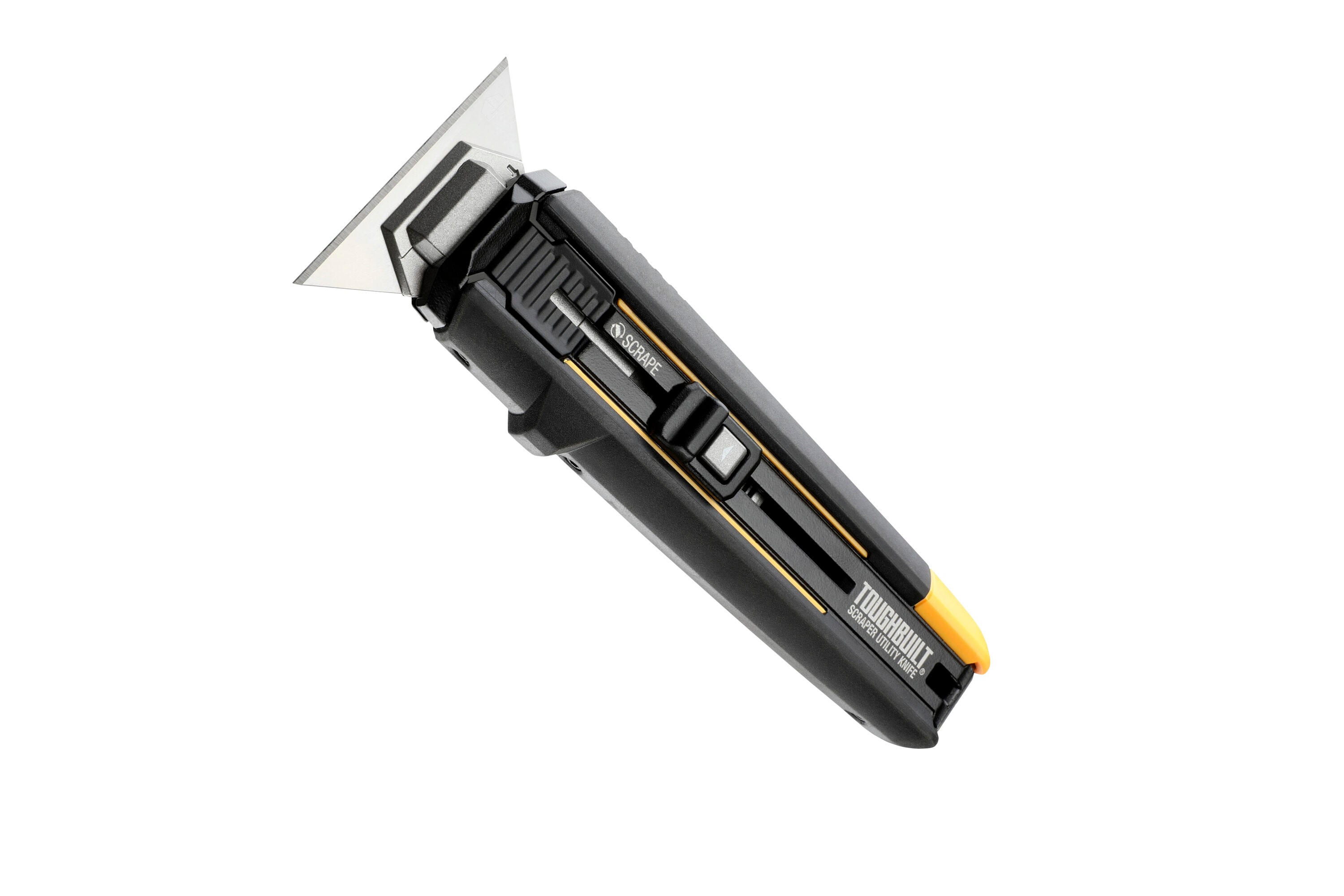 2) ToughBuilt 6.5 2-in-1 Sliding Scraper Utility Knife Black ~ New