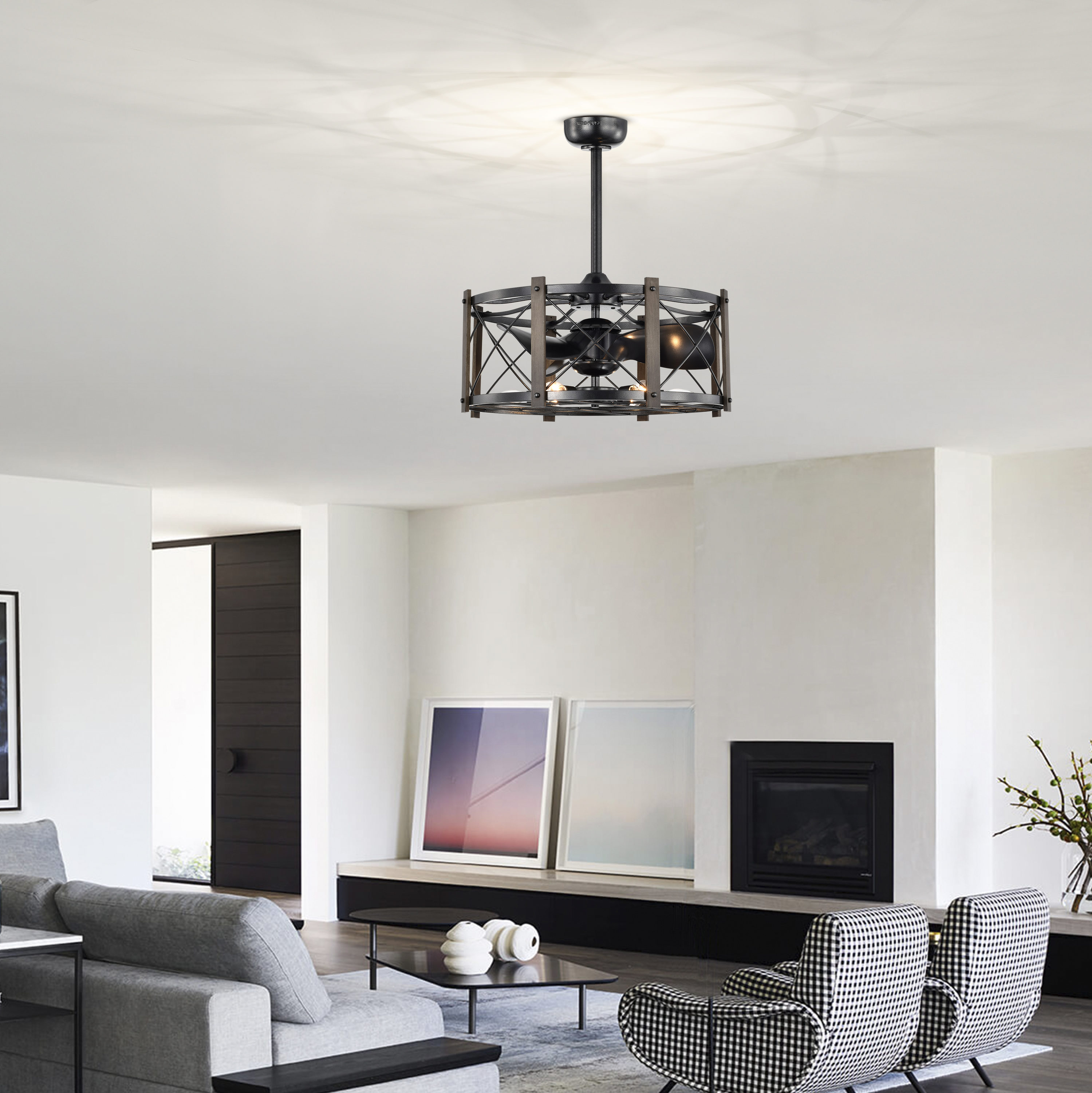 Home Accessories Inc DW01W09SI Ceiling-Fans - View #4
