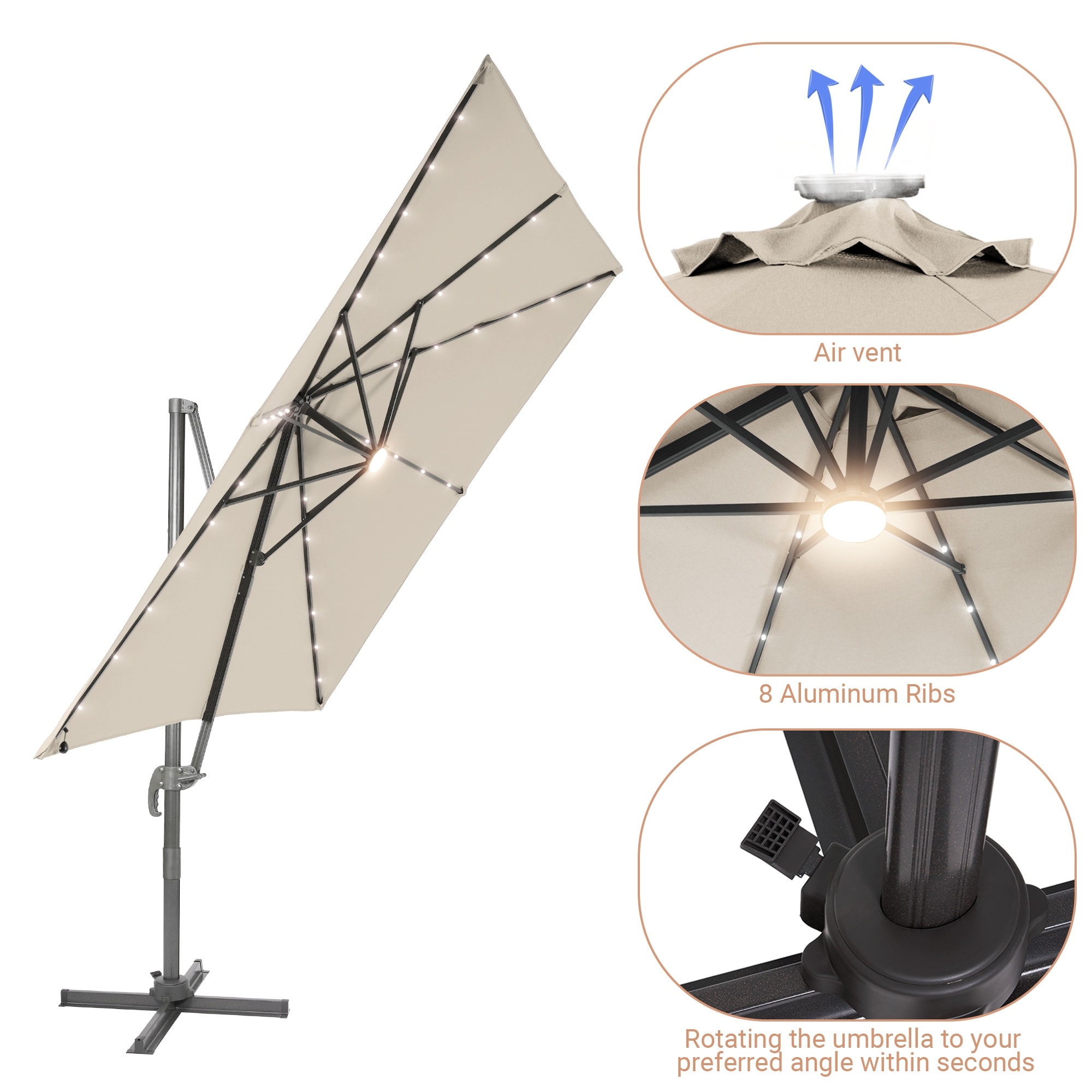 ACEGOSES LW-108SD-LED Umbrellas-2 - View #5