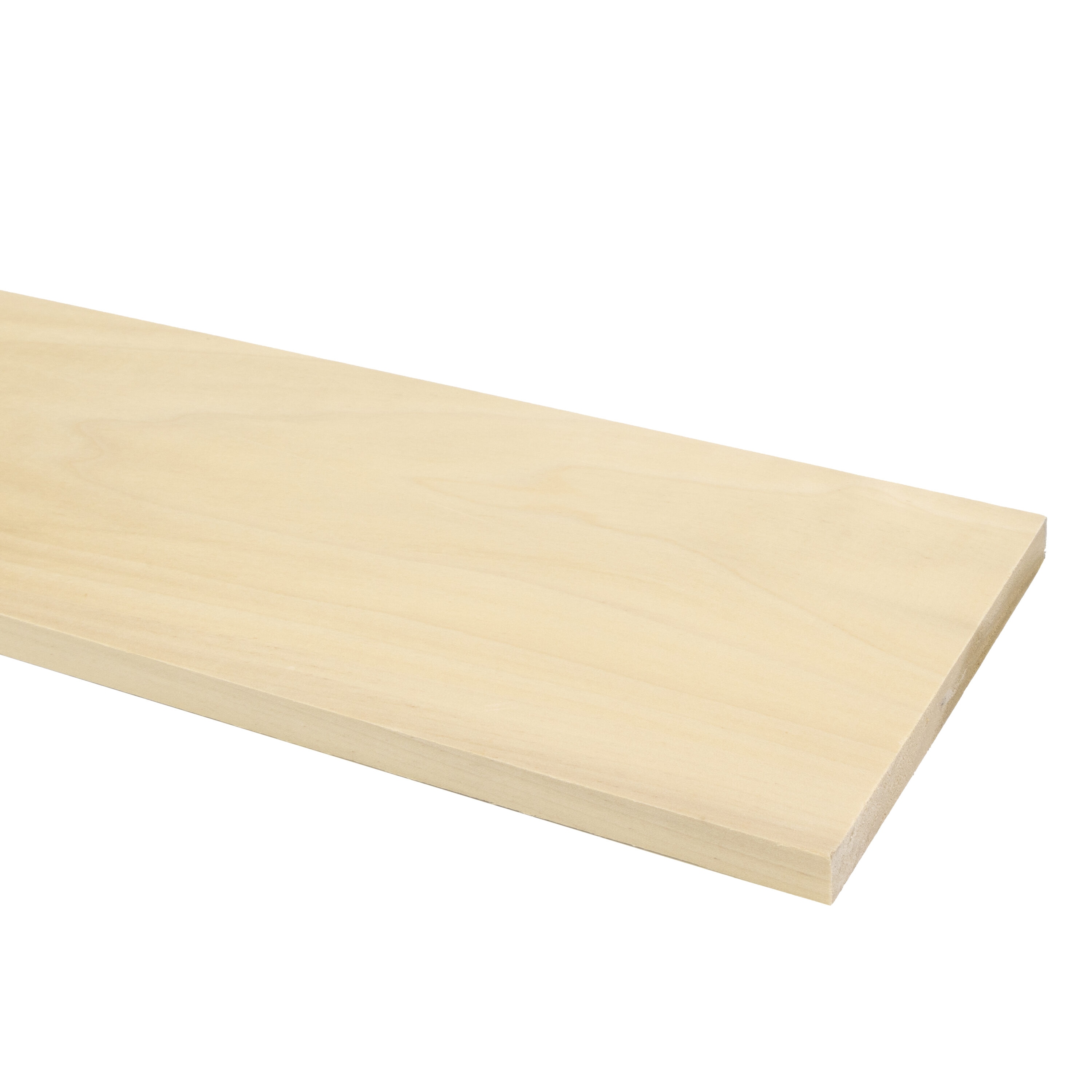 RELIABILT L5201262 1/2-in x 6-in x 2-ft Unfinished FAS Better S4S Poplar Common Hardwood Board