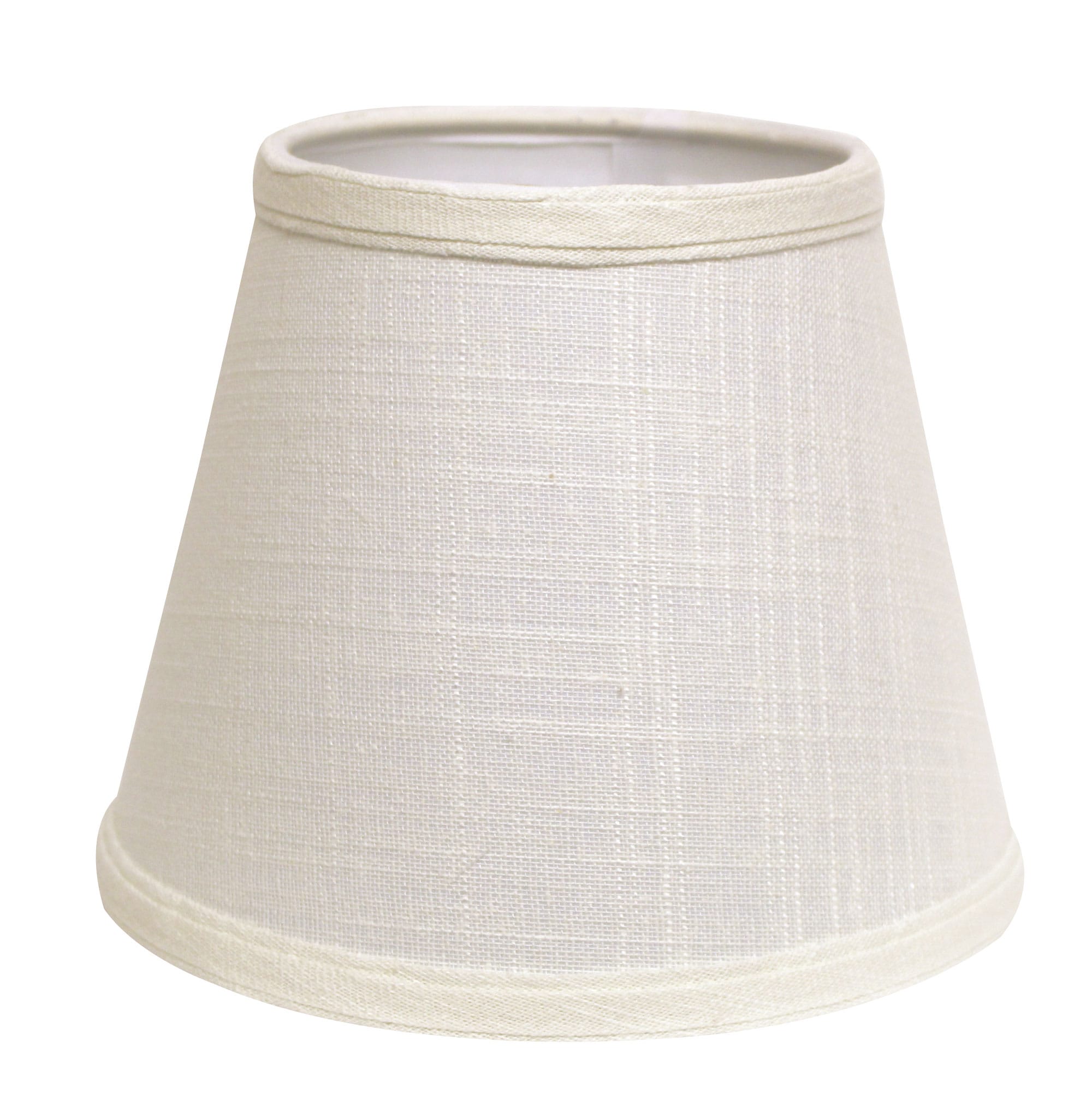 Cloth & Wire 8-in x 12-in White Linen Empire Lamp Shade in the Lamp ...