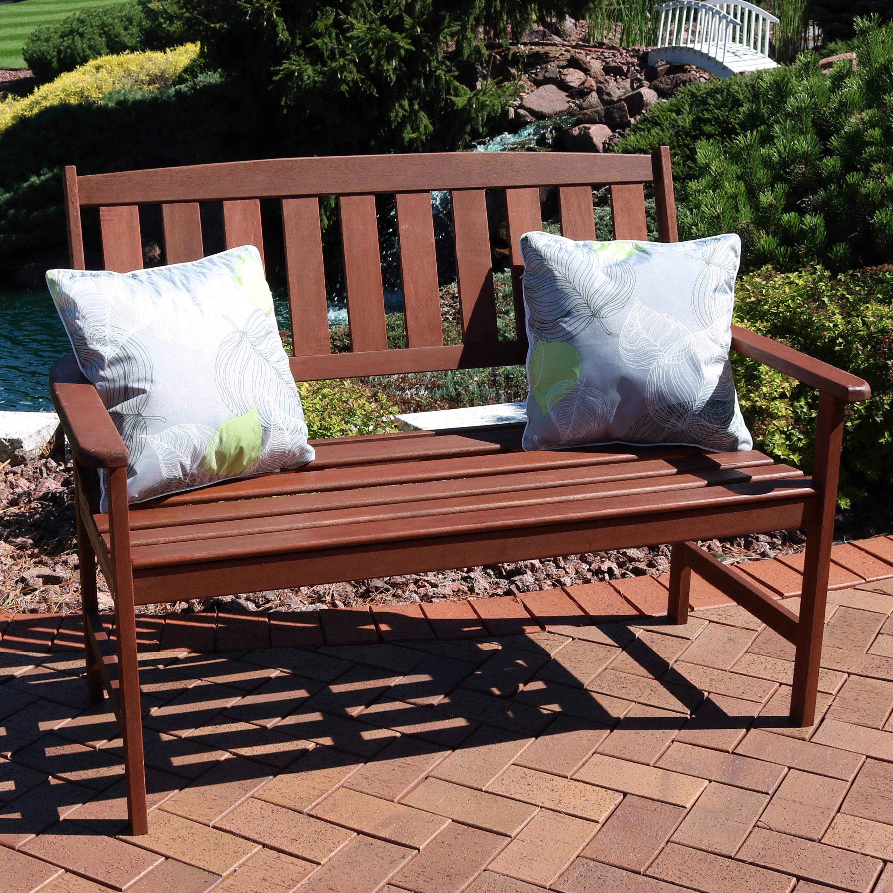 Sunnydaze Decor Outdoor Cushion for Bench or Porch Swing, Rust at