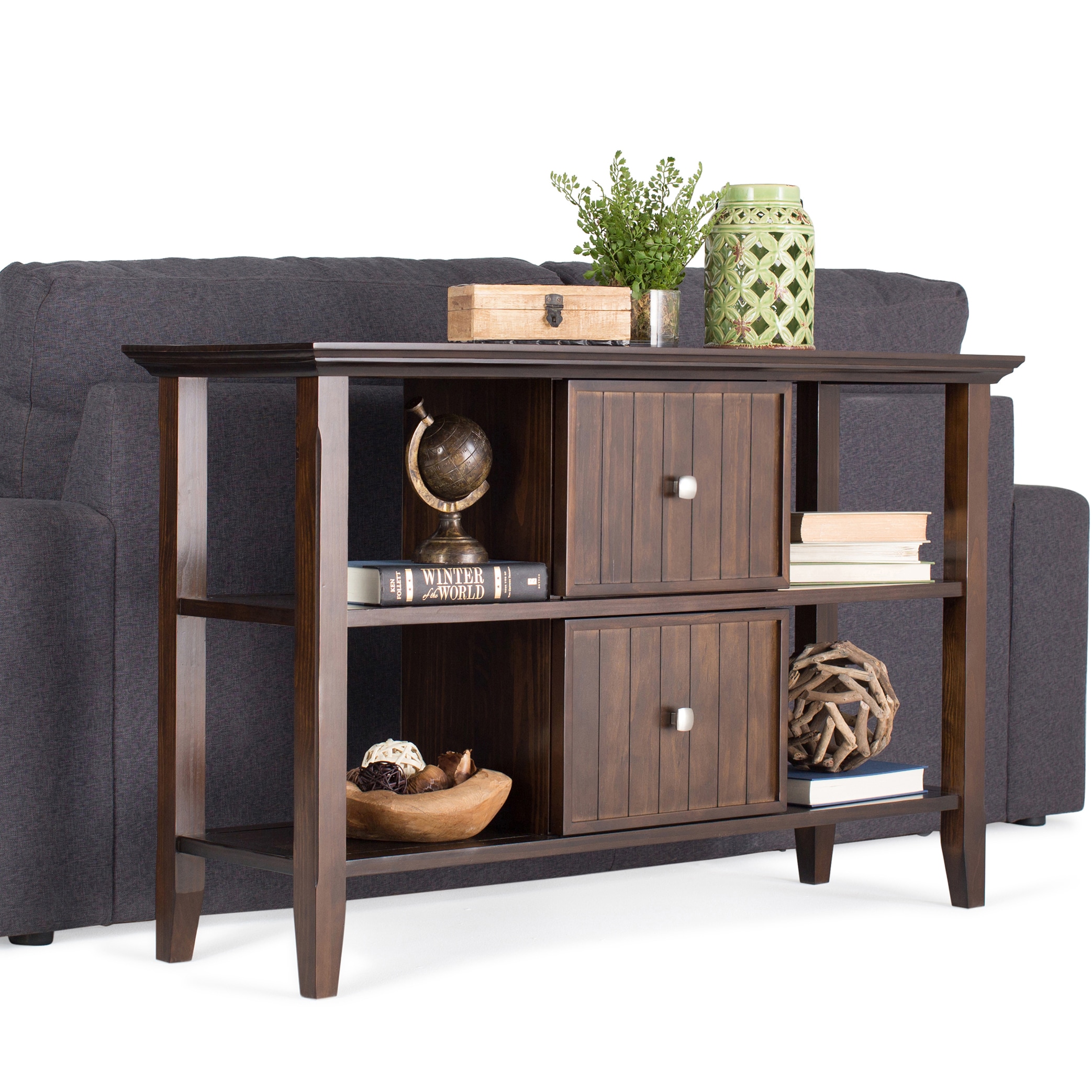 Simpli Home AXCRACA06-BRU Console-Sofa-Tables - View #4