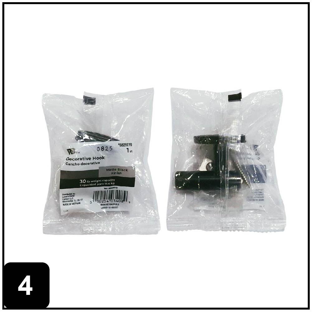 RELIABILT 27840PKXLG Decorative-Wall-Hooks - View #5