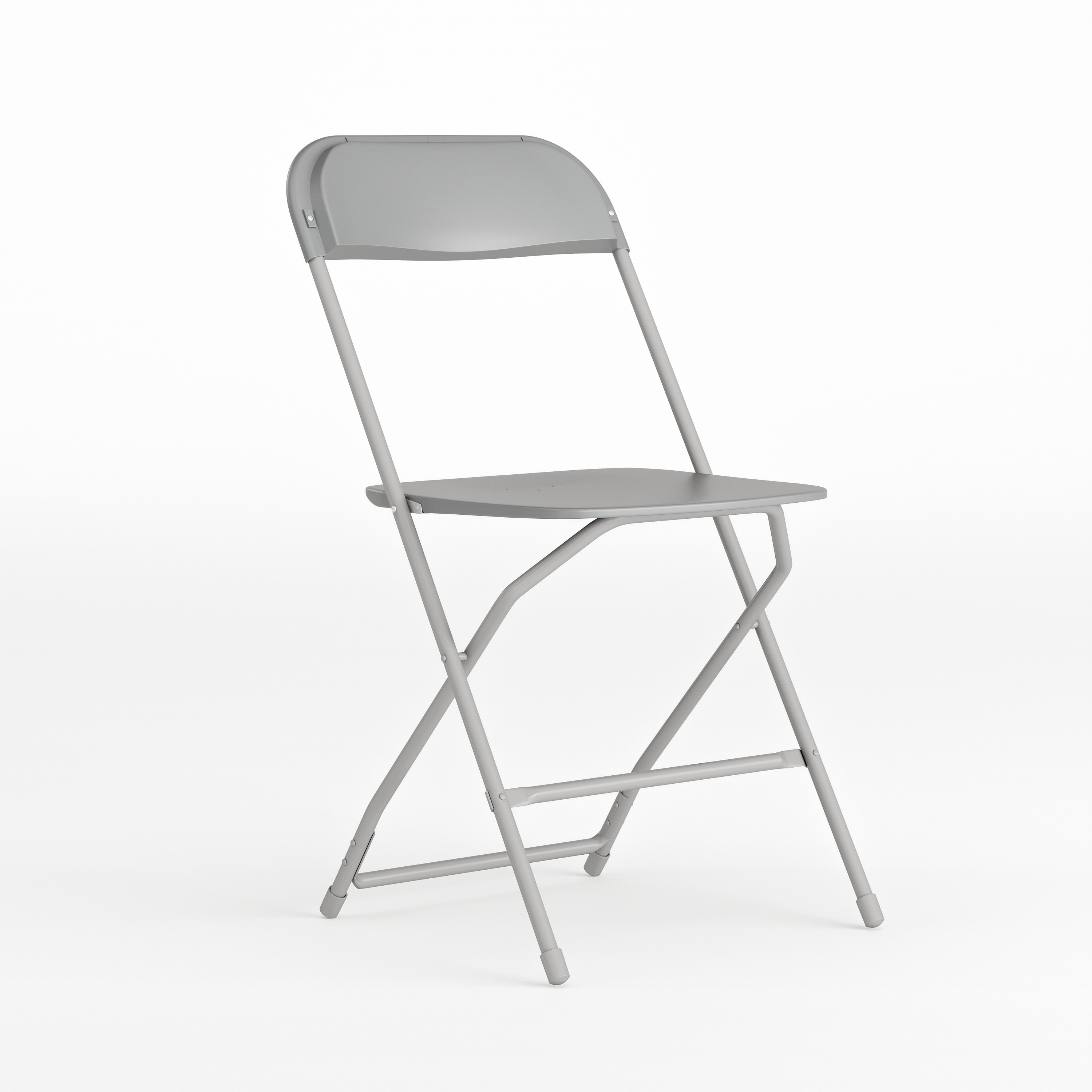 Flash Furniture 889142018452 Grey Commercial/Residential Standard Folding Chair with Solid Seat ( Outdoor )