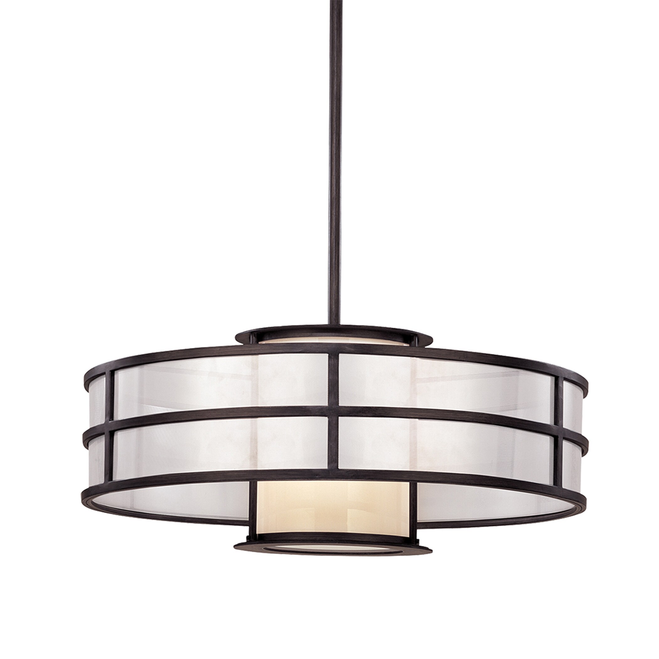 Troy Lighting F2736 Discus Graphite Modern/Contemporary Geometric Hanging Pendant Light