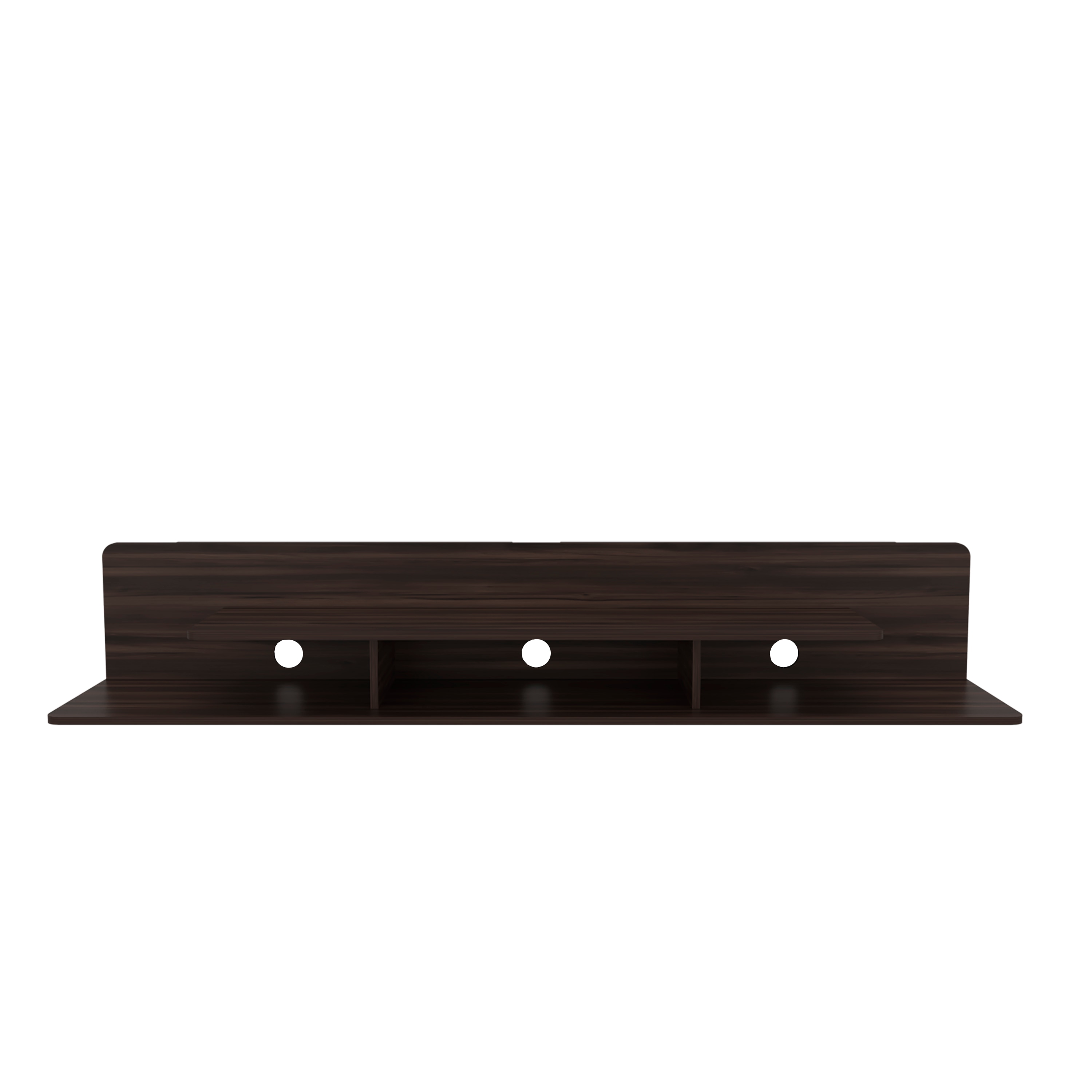 LUXEYARD Marquis Modern Floating TV Stand with Open Shelves for Living Room Media