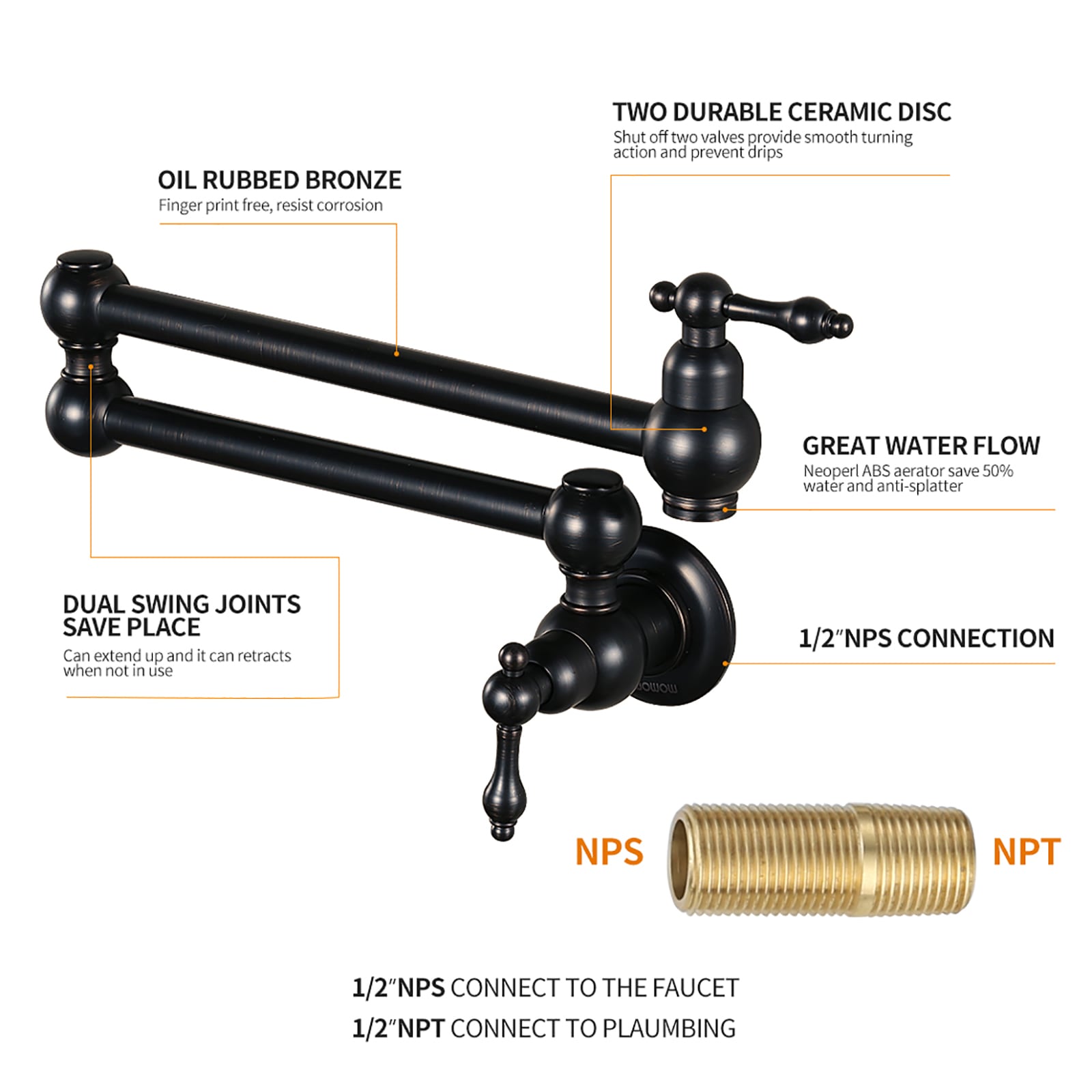 WOWOW 2311100RB-LW Kitchen-Faucets - View #4
