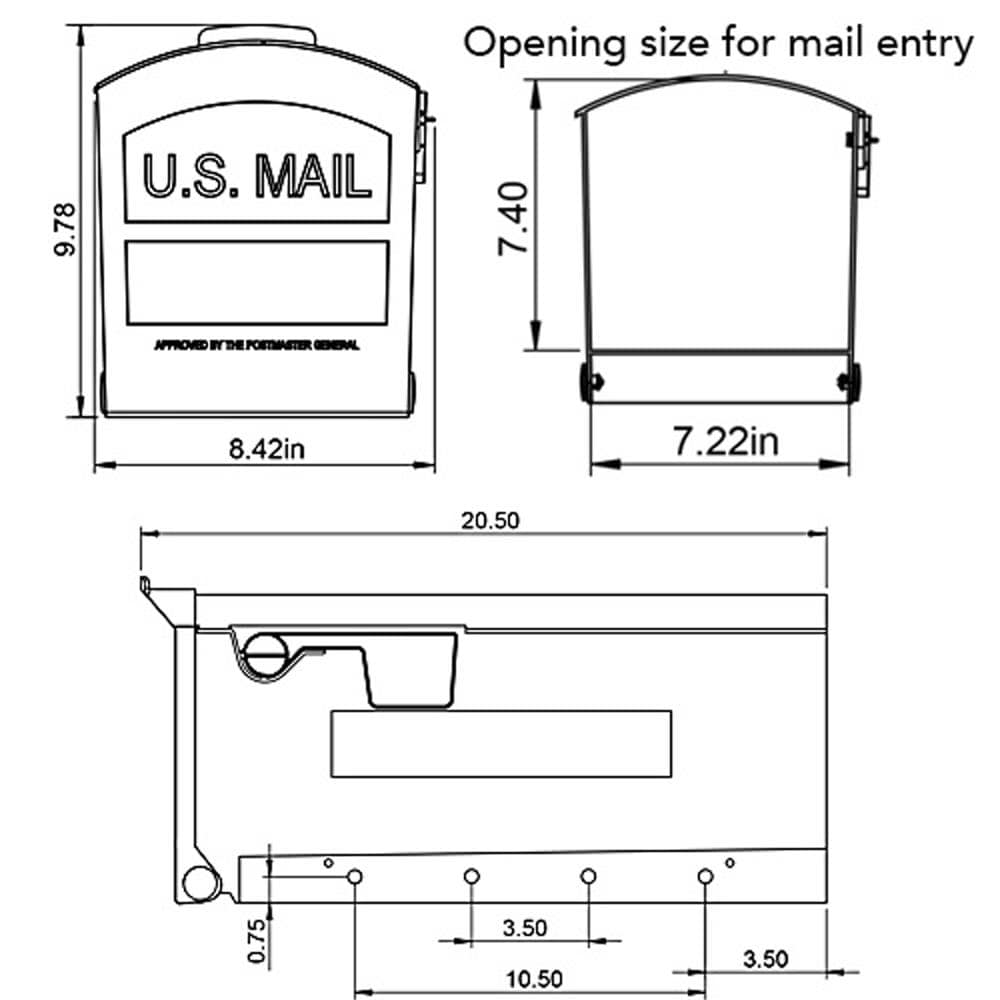  GMB505B01 mailboxes - View #3
