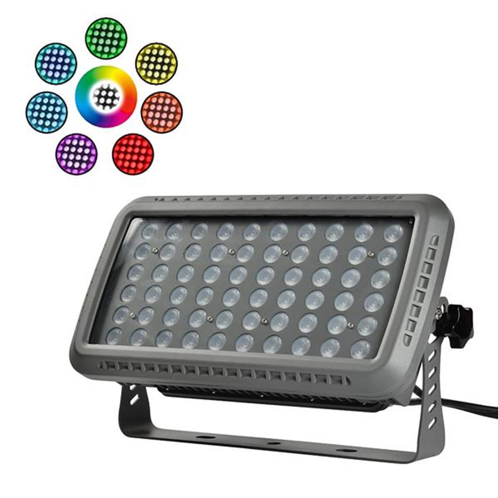 Beyond LED Technology 151330 LSL Series w RGB Controller 100-Watt Grey Hardwired LED Flood Light