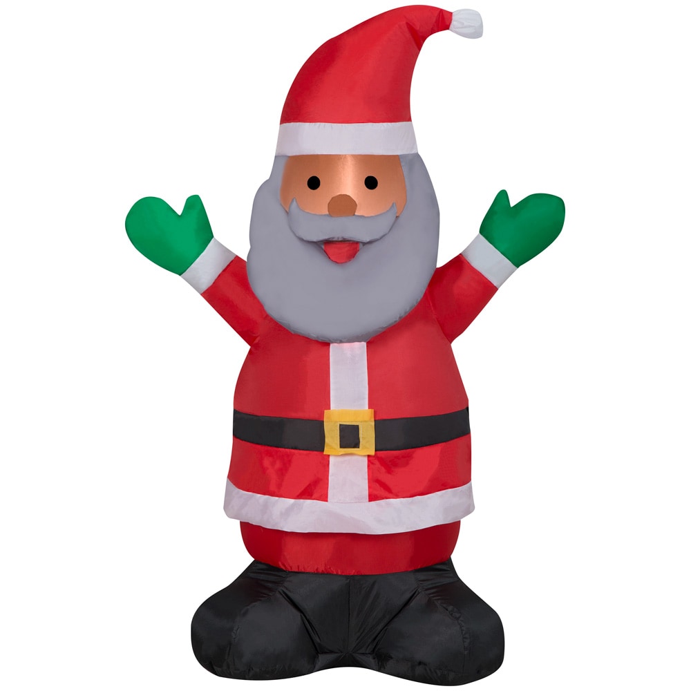 Holiday Living 881060 4-ft Lighted Santa Christmas Inflatable