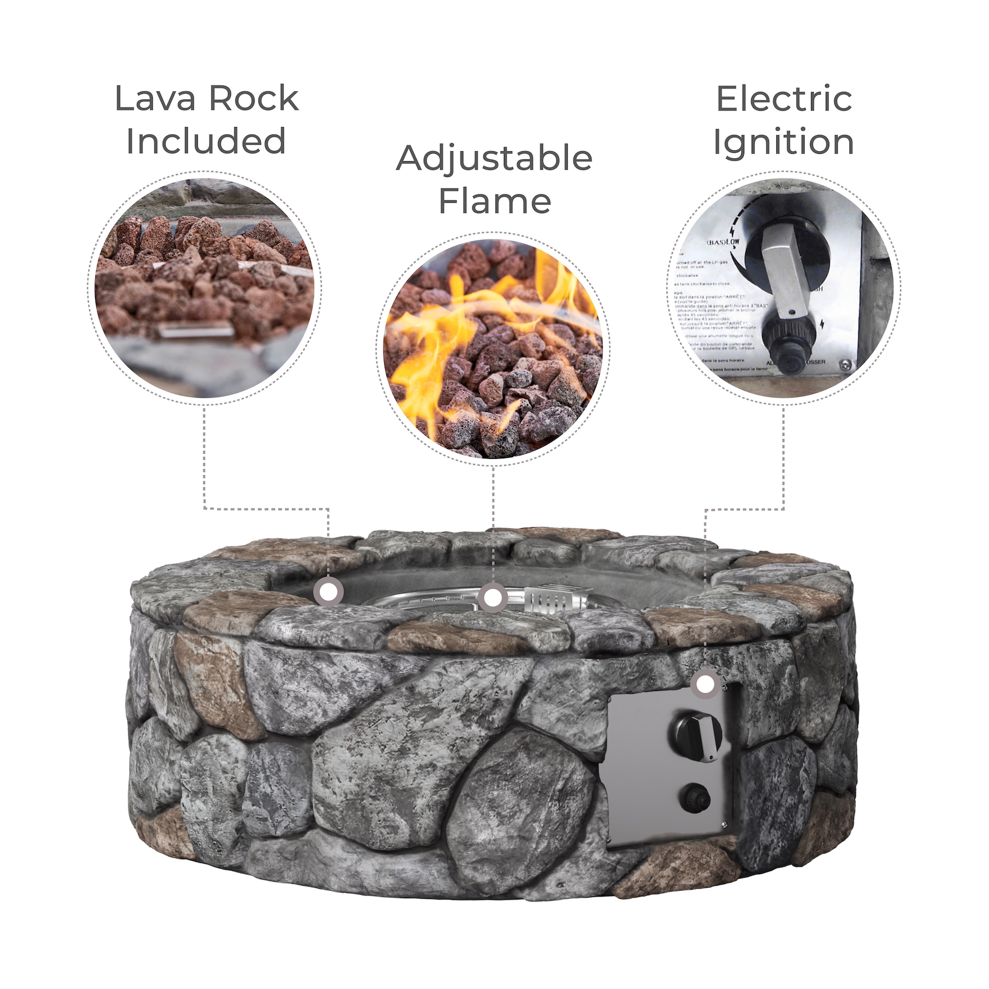 Teamson Home HF09501AA Outdoor-Gas-Firepits - View #3