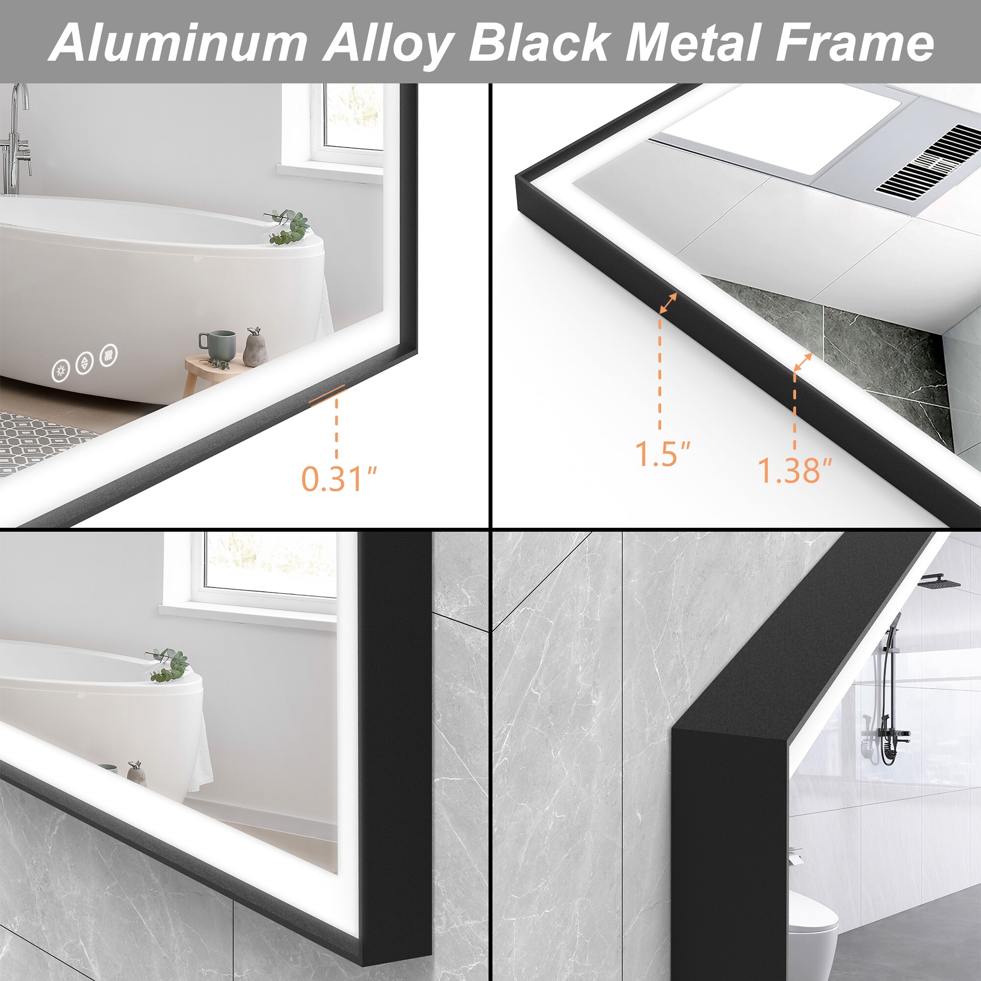 Maxax MS02-3248-ZZ Framed-Bath-Mirrors - View #12