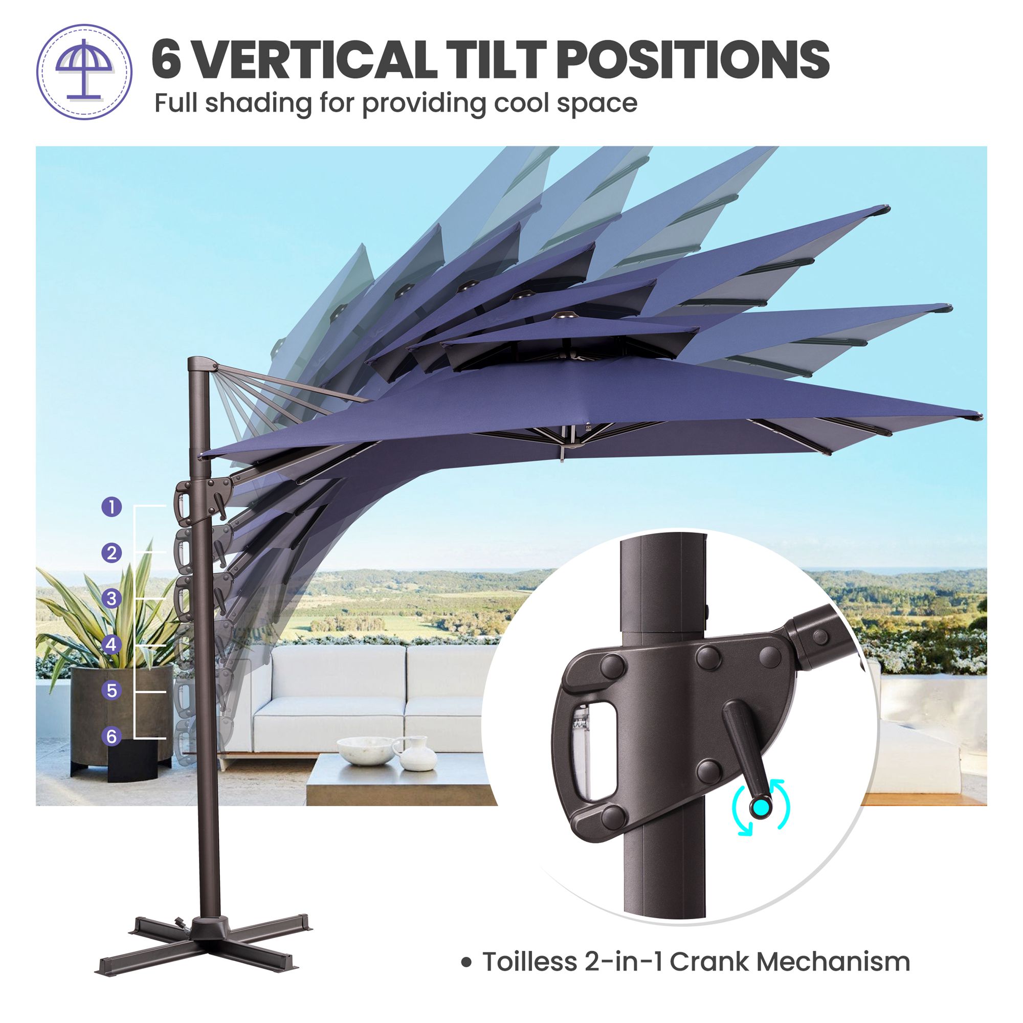 Crestlive Products CL-PU058NAV Umbrellas-2 - View #6