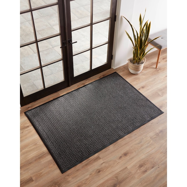 Project Source 4-ft x 6-ft Gray Rectangular Indoor or Outdoor Utility Mat  in the Mats department at