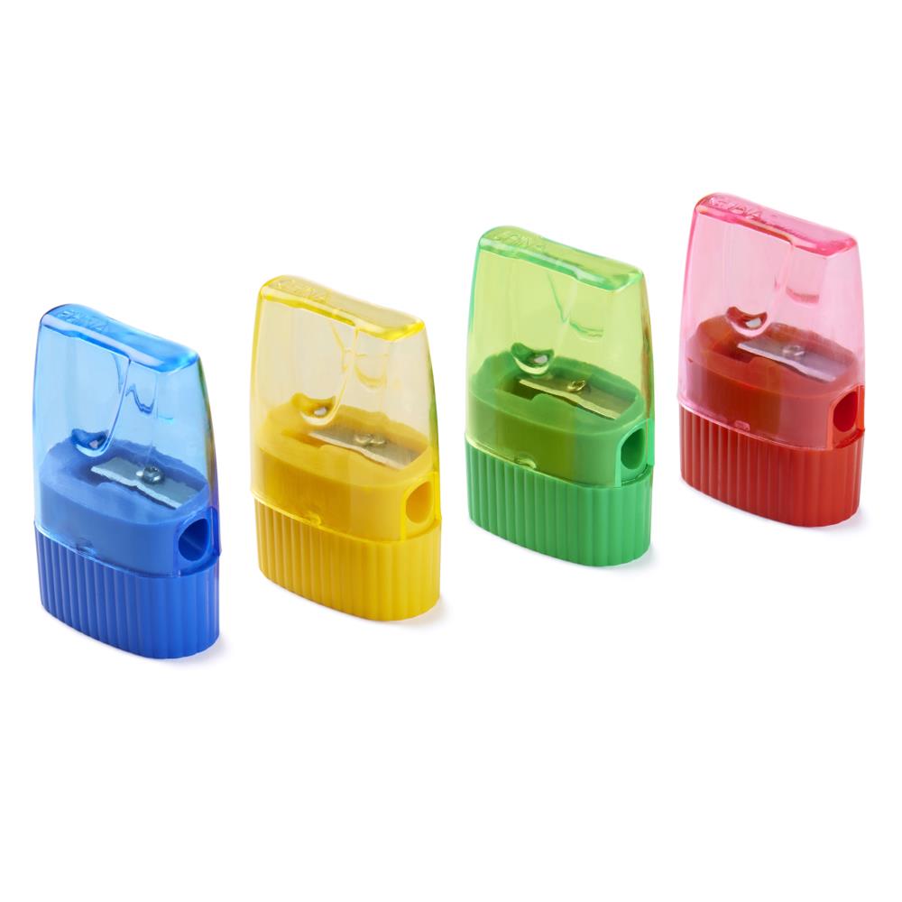 PLASTIC PENCIL SHARPENERS IN VARIOUS COLOURS AND QUANTITIES AND FREE POSTAGE 