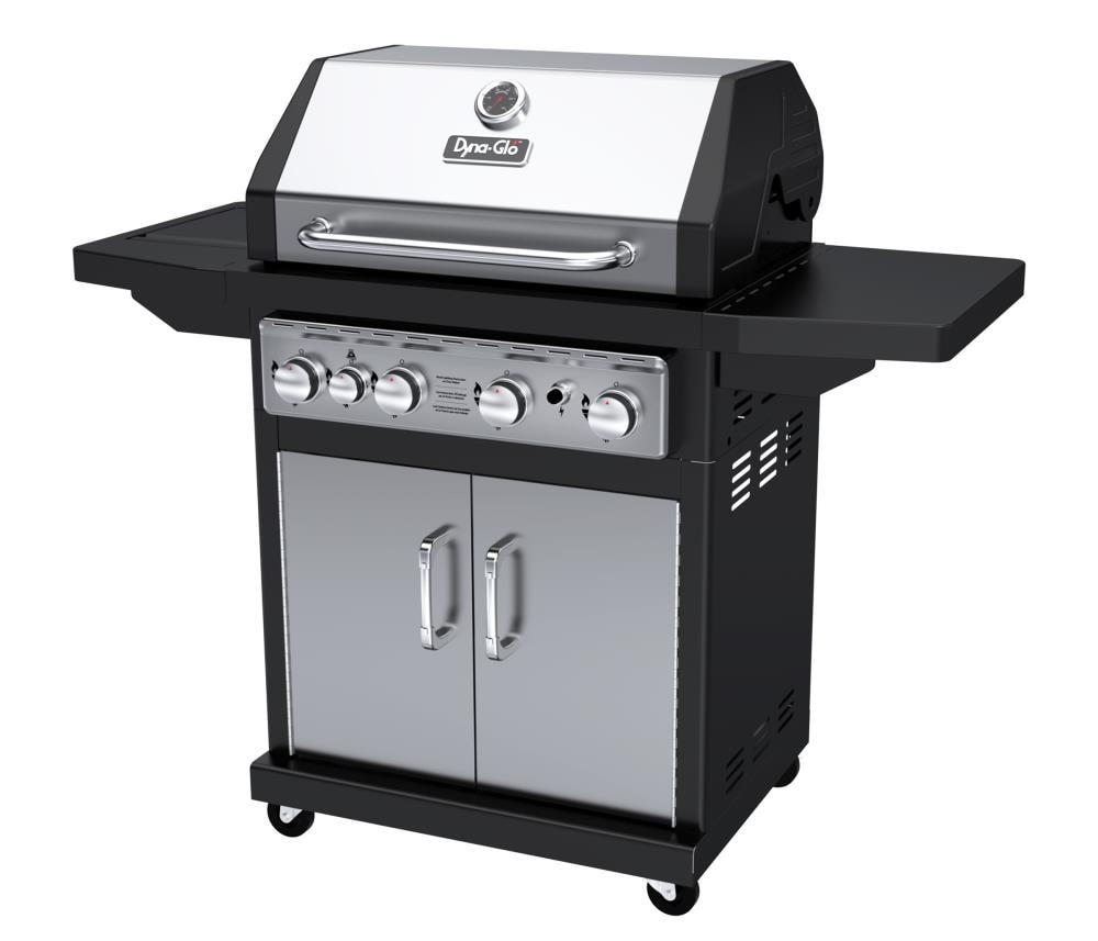 3 in 1 Stainless Steel Outdoor BBQ Kitchen Island Grill Propane LPG w/  Sink, Side Burner, LED Lights, and Canvas Cover