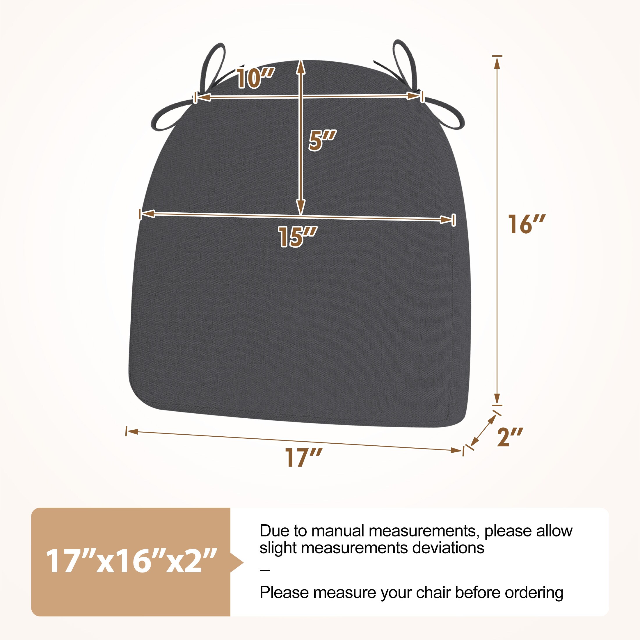 AAAAAcessories LS-DCCLU-SHENHUI-4P Indoor-Chair-Cushions - View #5