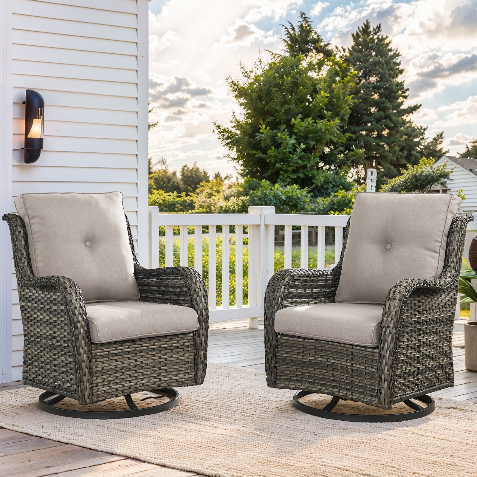 Pocassy PJZBD06-2AA Patio-Furniture-Cushions - View #2