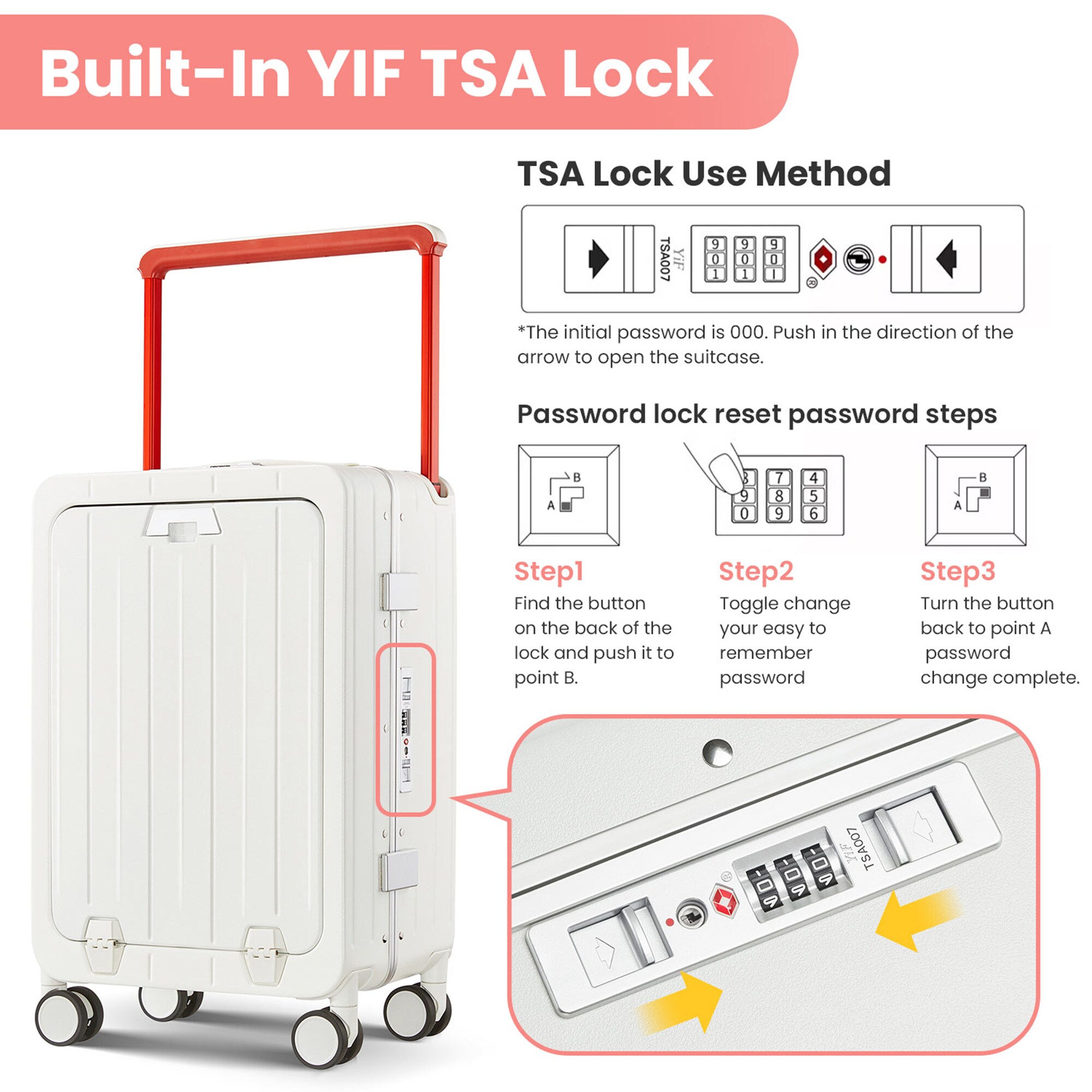 SINOFURN SYD9200005WT Luggage-And-Luggage-Sets - View #18