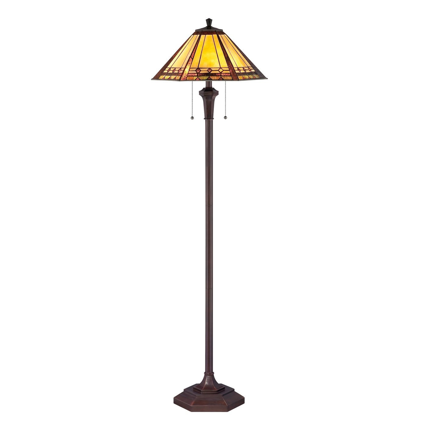 quoizel tiffany floor lamps