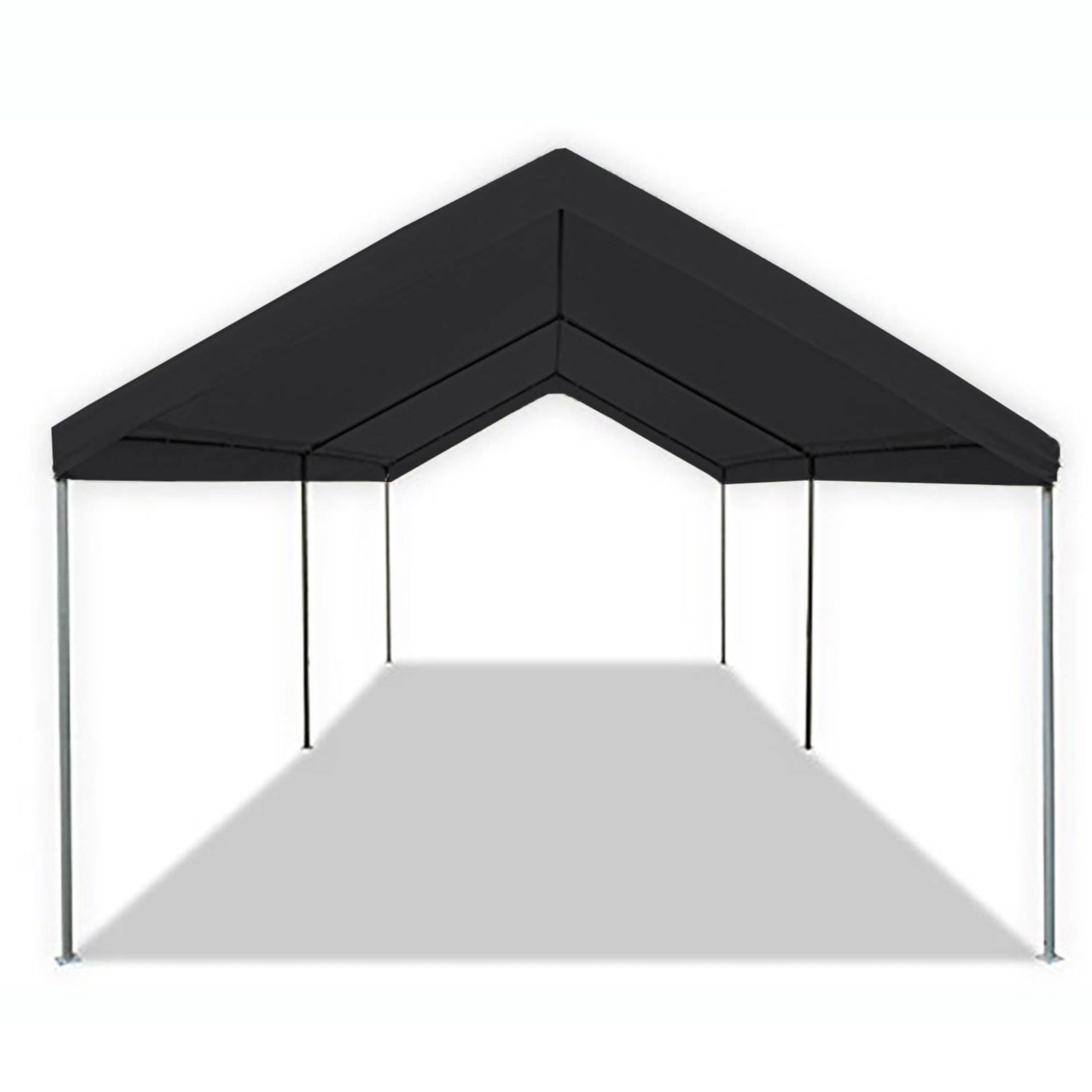 Caravan Canopy 20 ft x 10 ft Rectangle Black Pop up Canopy in the Canopies department at Lowes