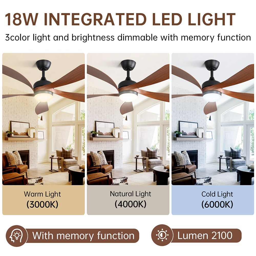Sofucor LW-52K096SMTY-BK-SMW Ceiling-Fans - View #4