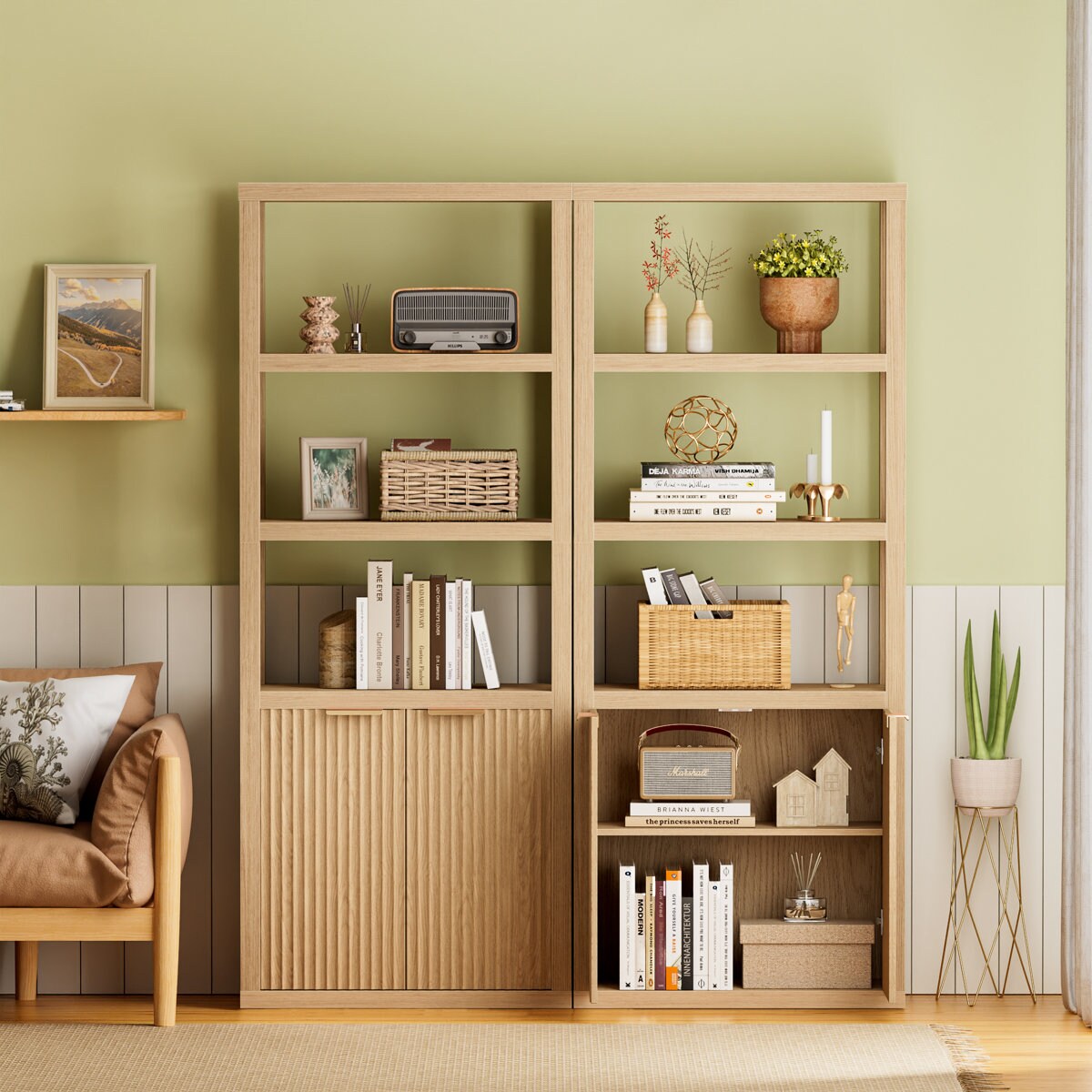 Furologee BS-022-N-5T-1-NA bookcases - View #2