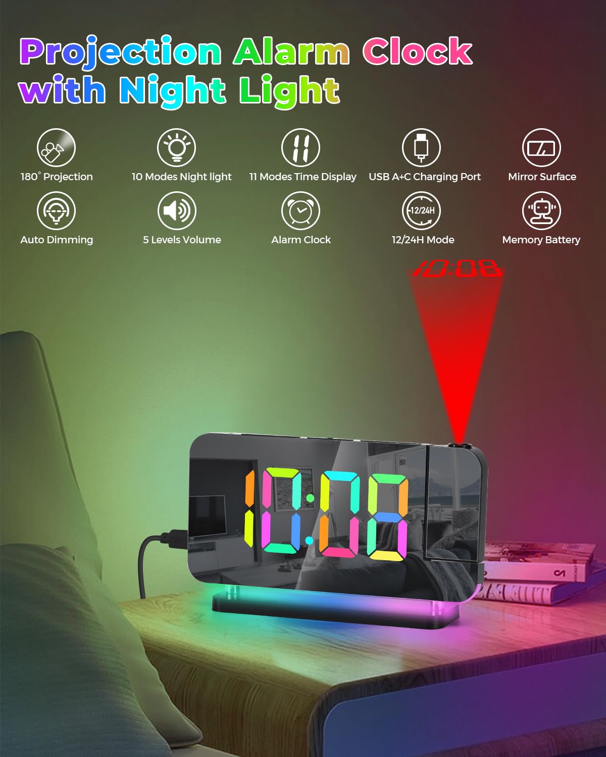 Phewnyzo LPW0810W334 Indoor-Outdoor-Clocks - View #2