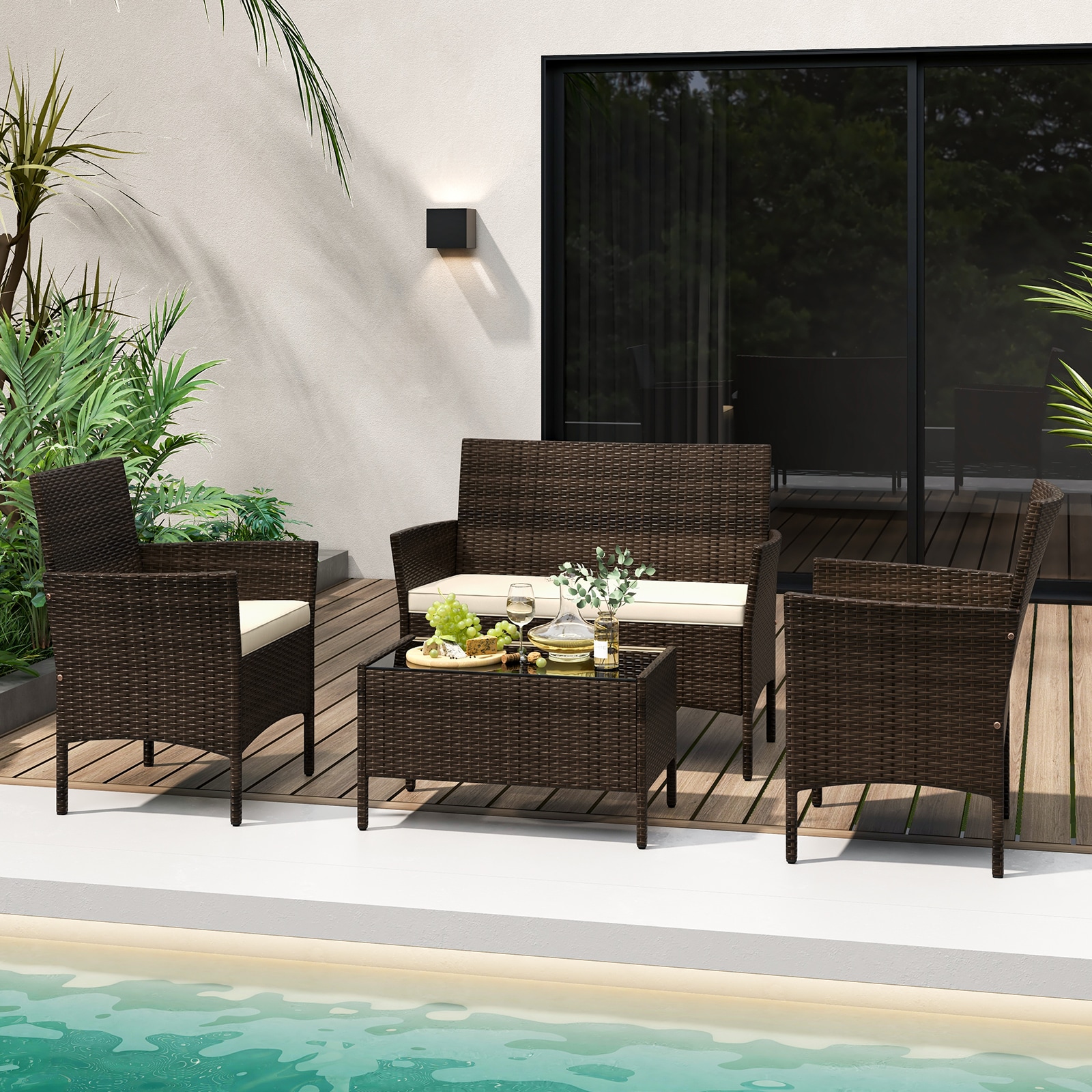 Volenca VOL-ZO3ZFT Patio-Conversation-Sets - View #2