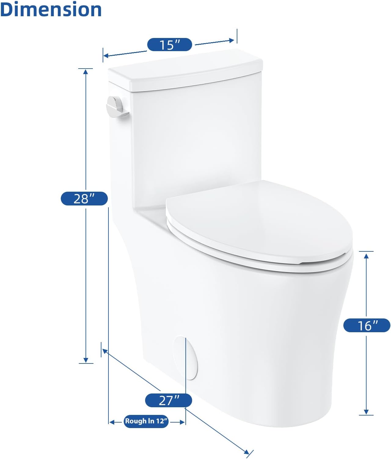 WhizMax PHO146FGGUA toilets - View #3