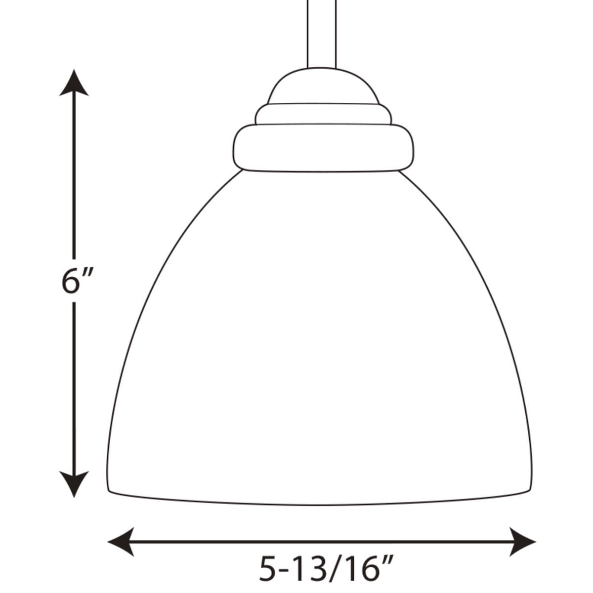 Elegant Brushed Nickel Mini-Pendant with Etched Glass Shade
