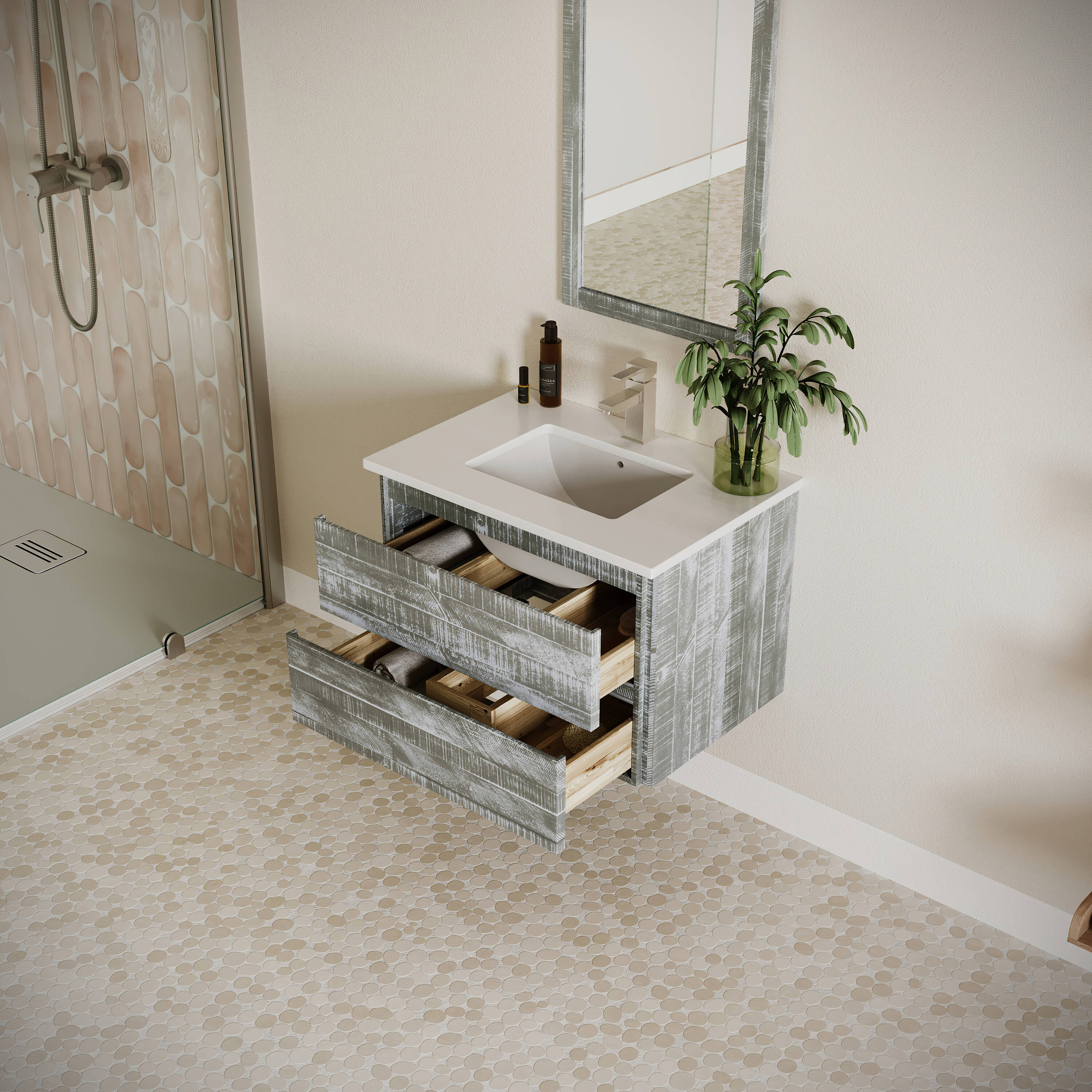 Fresca FCB3130ASH-CWH-U Bath-Vanity-Combo - View #3