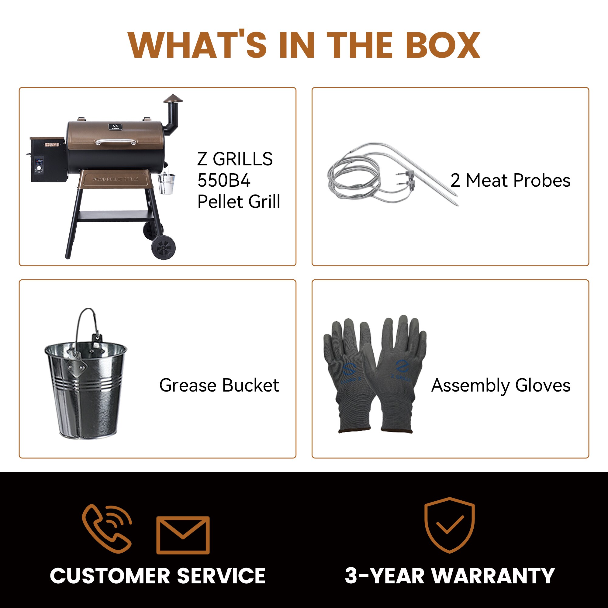 Z GRILLS ZPG-550B4 Pellet-Grills - View #10