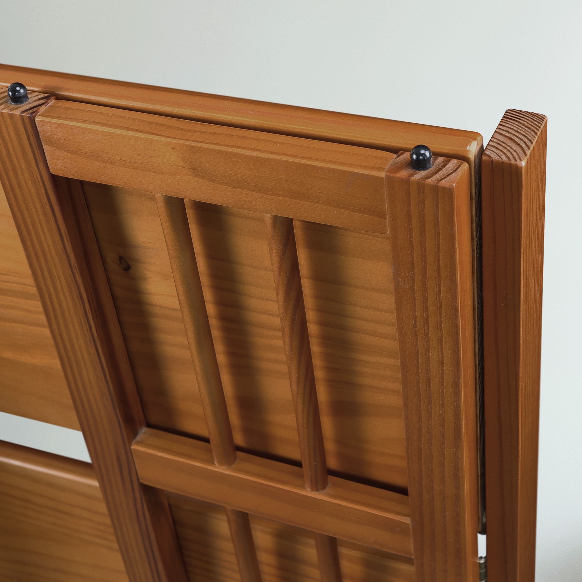Mission Chestnut Medium Stained 3-Shelf Stackable Wood Bookcase