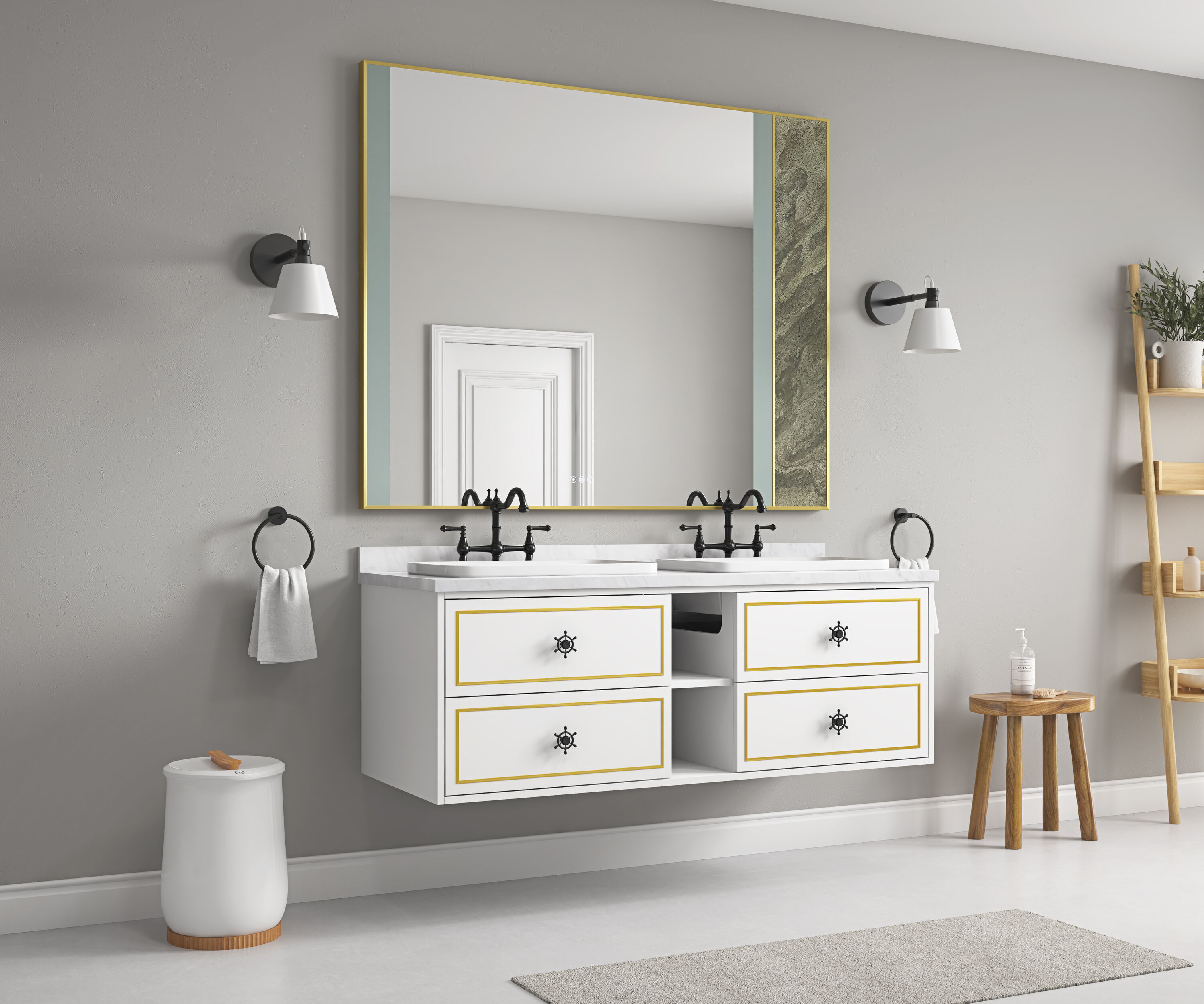 Vacolite KP-9642WH05 Bathroom-Wall-Cabinets - View #7
