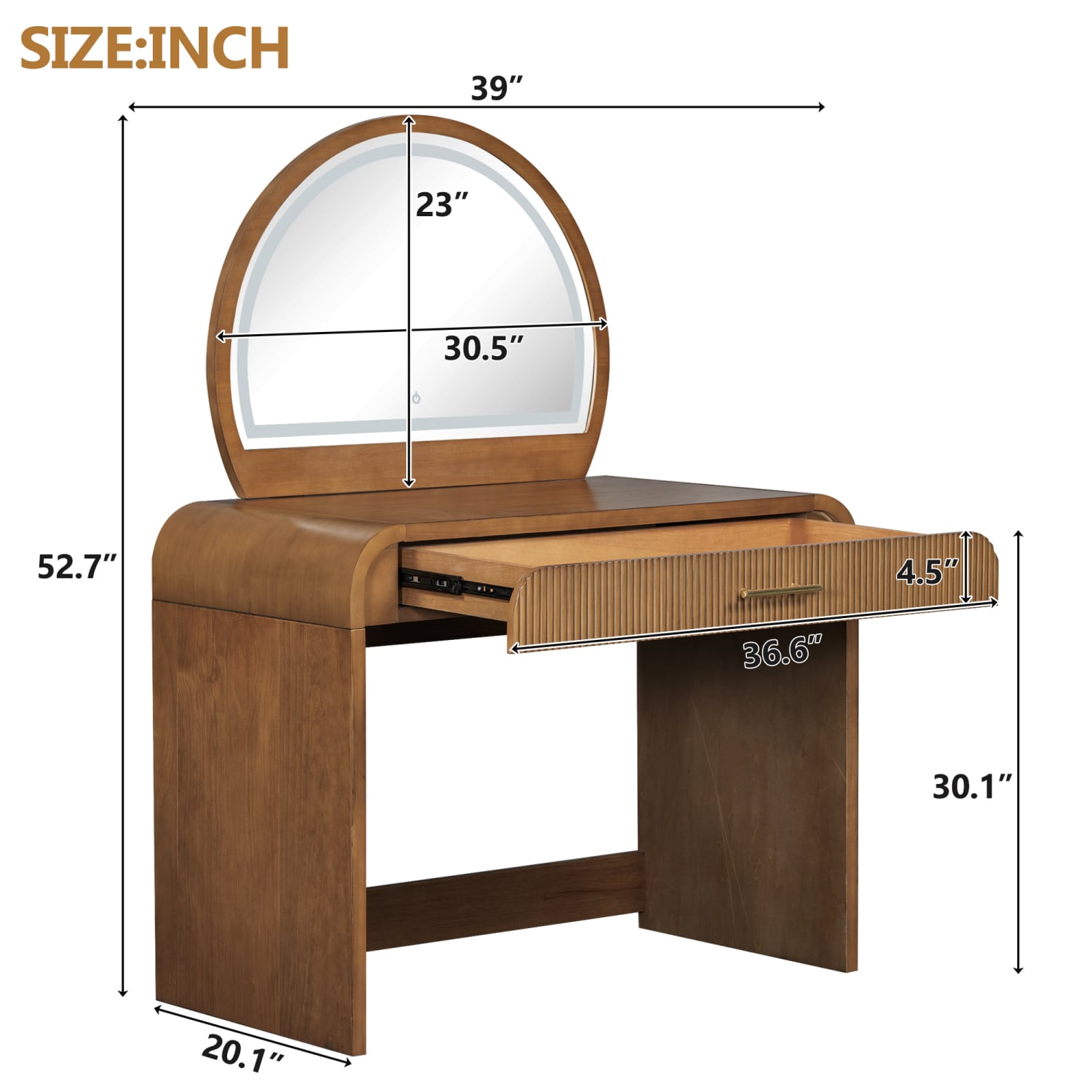 Streamdale Furniture N704P196658P Bedroom-Vanities - View #8