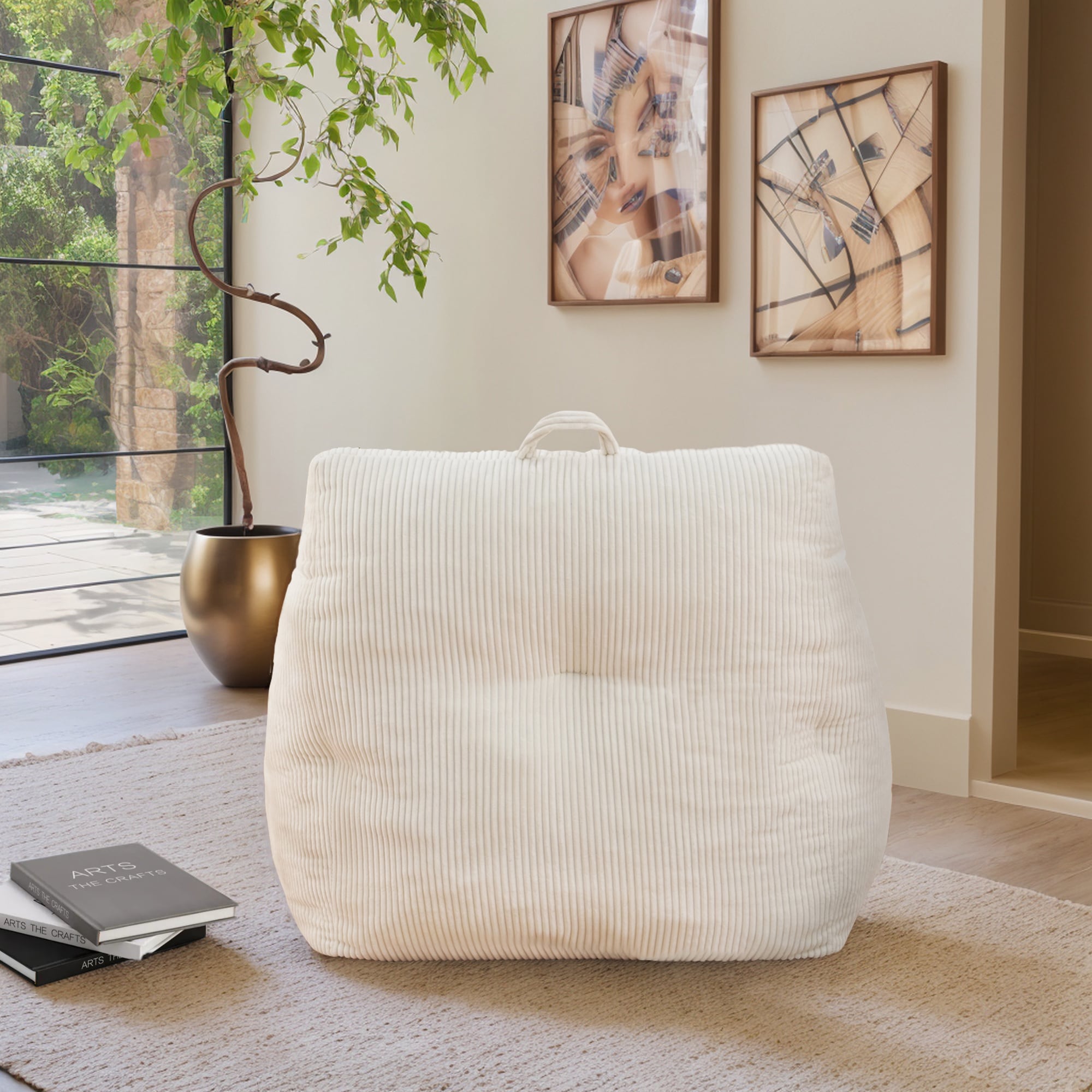 Hrinhom HC-D2010-WHITE Bean-Bag-Chairs - View #4