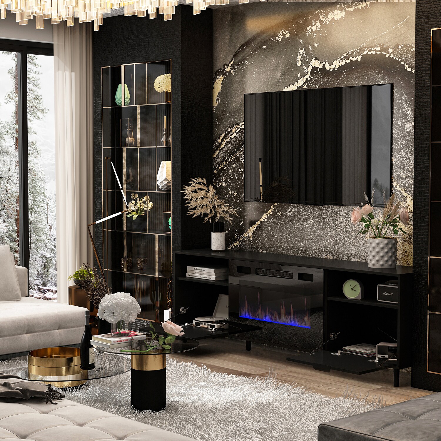 FUFU&GAGA KF020305-01+309 Electric-Fireplaces - View #4