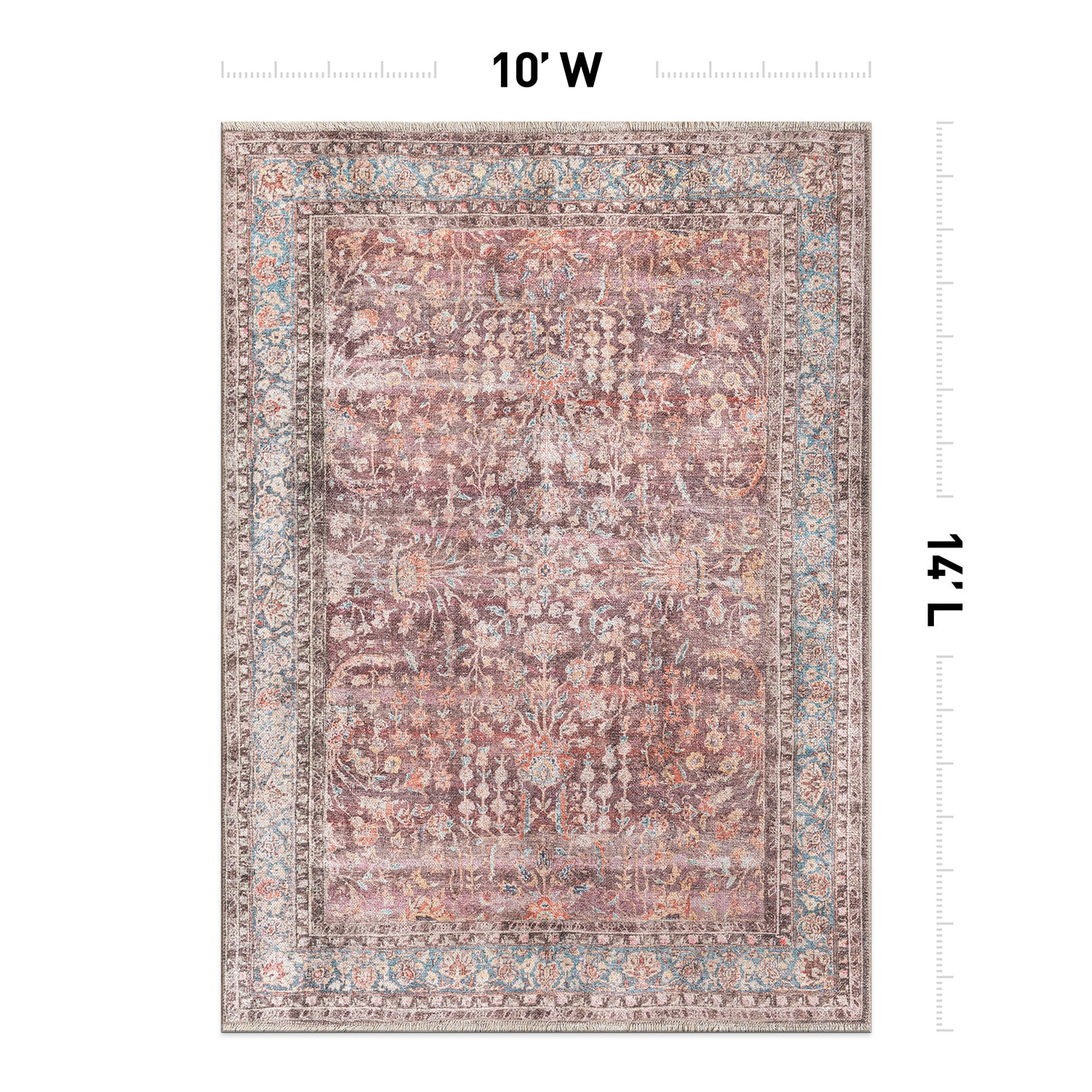 World Rug Gallery 6035MULTI10X14 rugs - View #6