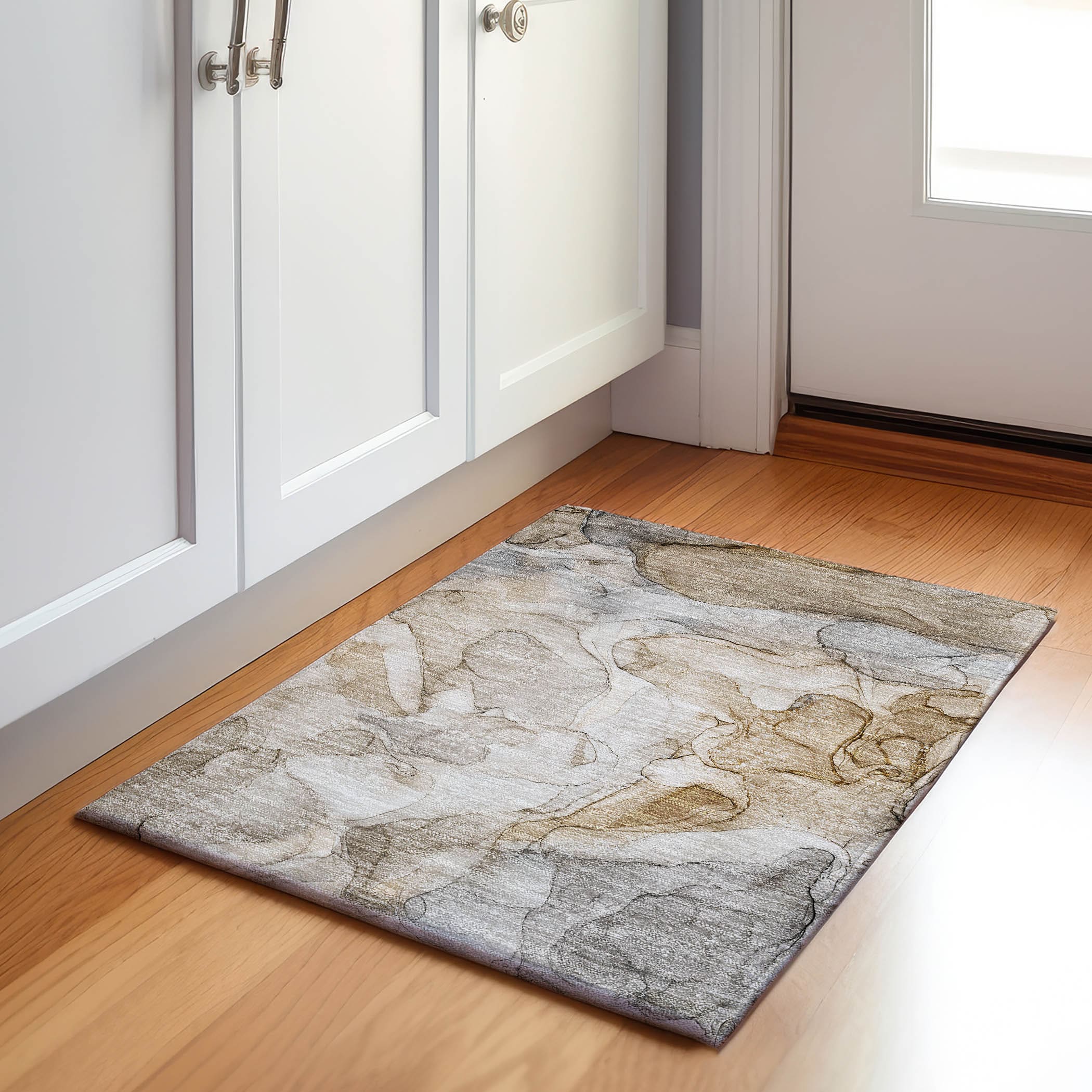 Addison Rugs AMF531PP20X30 Mayfield AMF531PP 2 x 3 (ft) Loomed Polyester Purple Rectangular Indoor Geometric Machine washable Area rug
