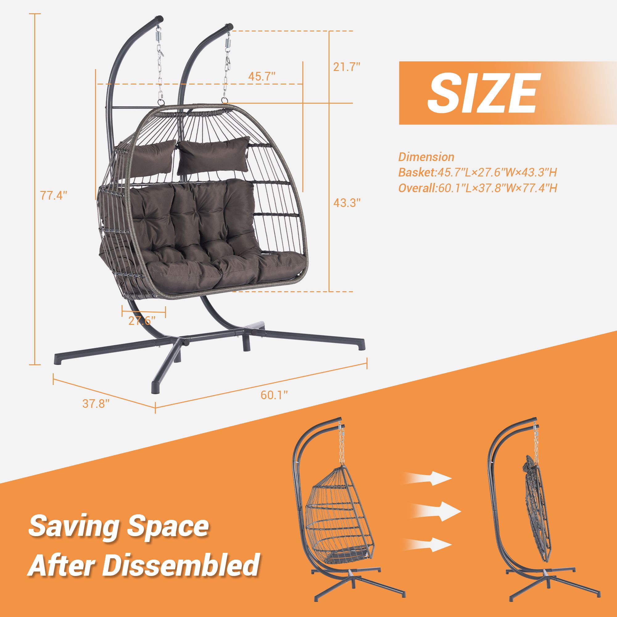 SANSTAR L-DDL21GY Patio-Chairs - View #4