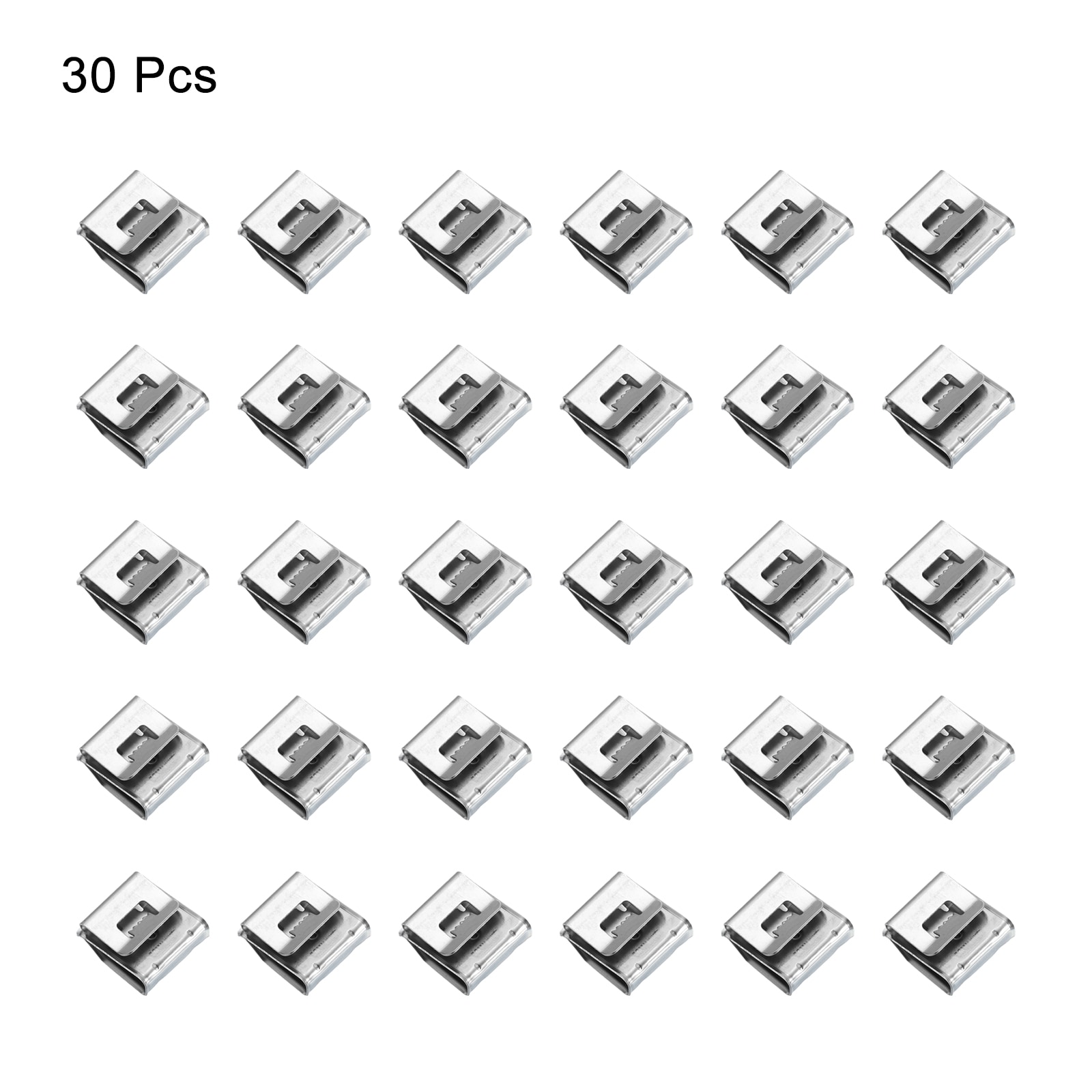 Harfington 30pcs Trailer Frame Wire Clips 21.6mm Length Solar Panel ...
