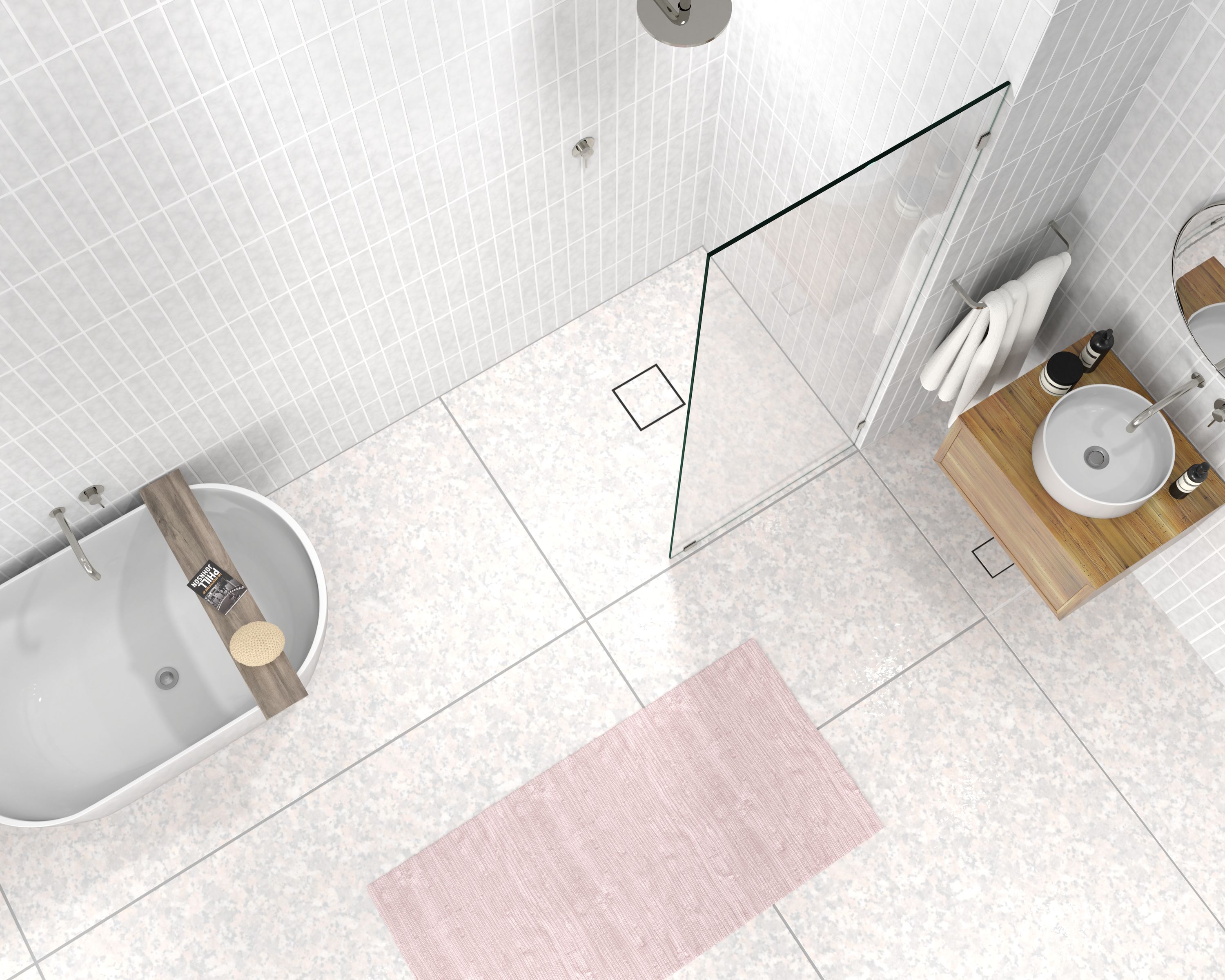 Glass Warehouse GW-SFP-32.5-BN Shower-Doors - View #4