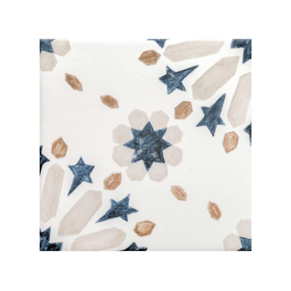 The Tile Life TSEAS0606BL Dahlia Blue 6-in x 6-in Matte Porcelain Floor and Wall Tile ( 6.03-sq ft Carton )