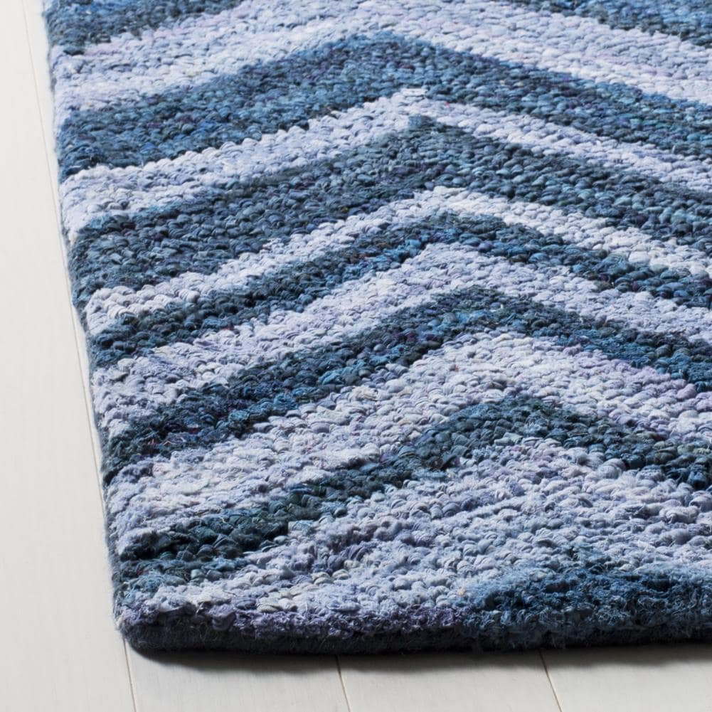 Nantucket 6' x 6' Blue Handmade Tufted Square Rug
