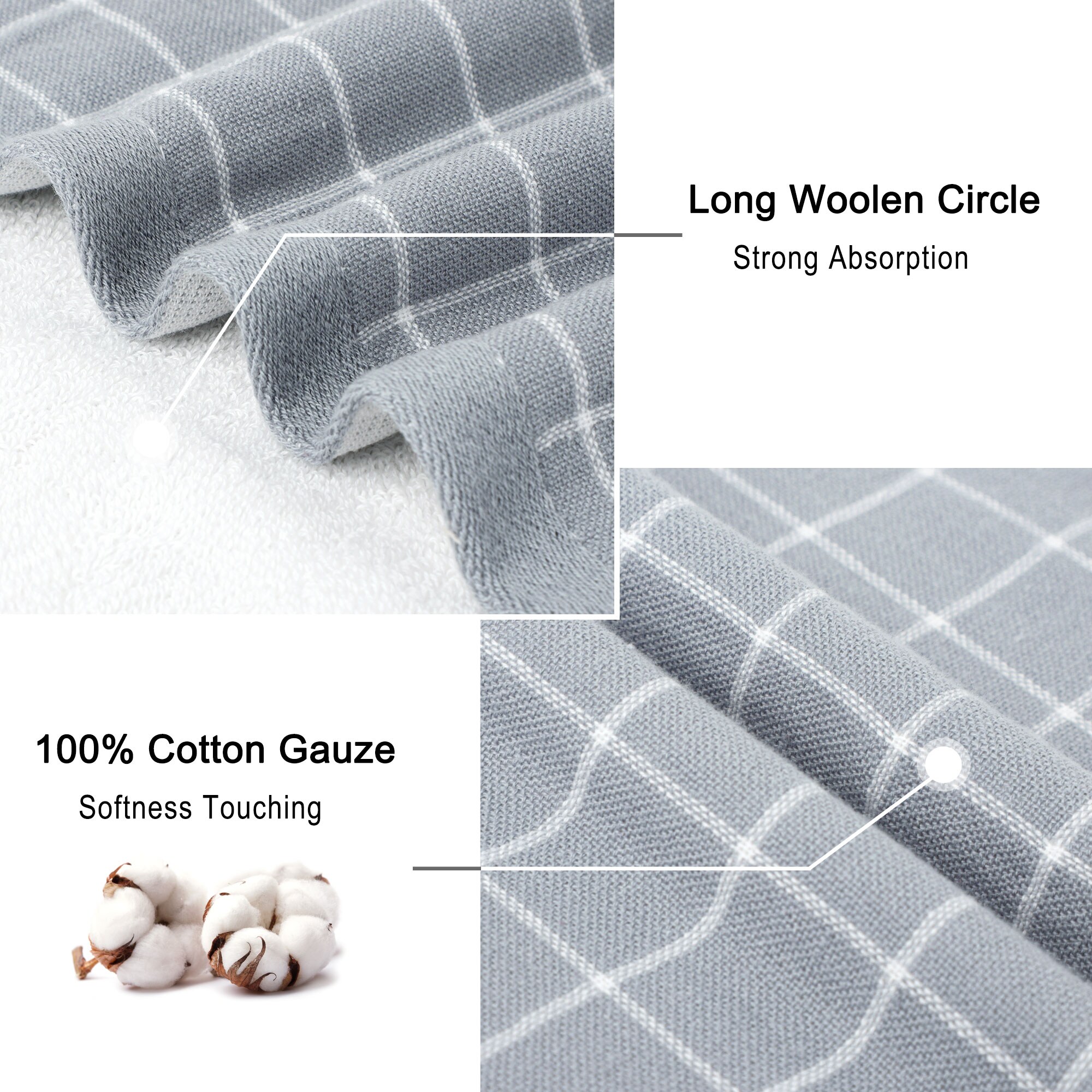 Unique Bargains S26010501UX2357 Bath-Towels - View #3