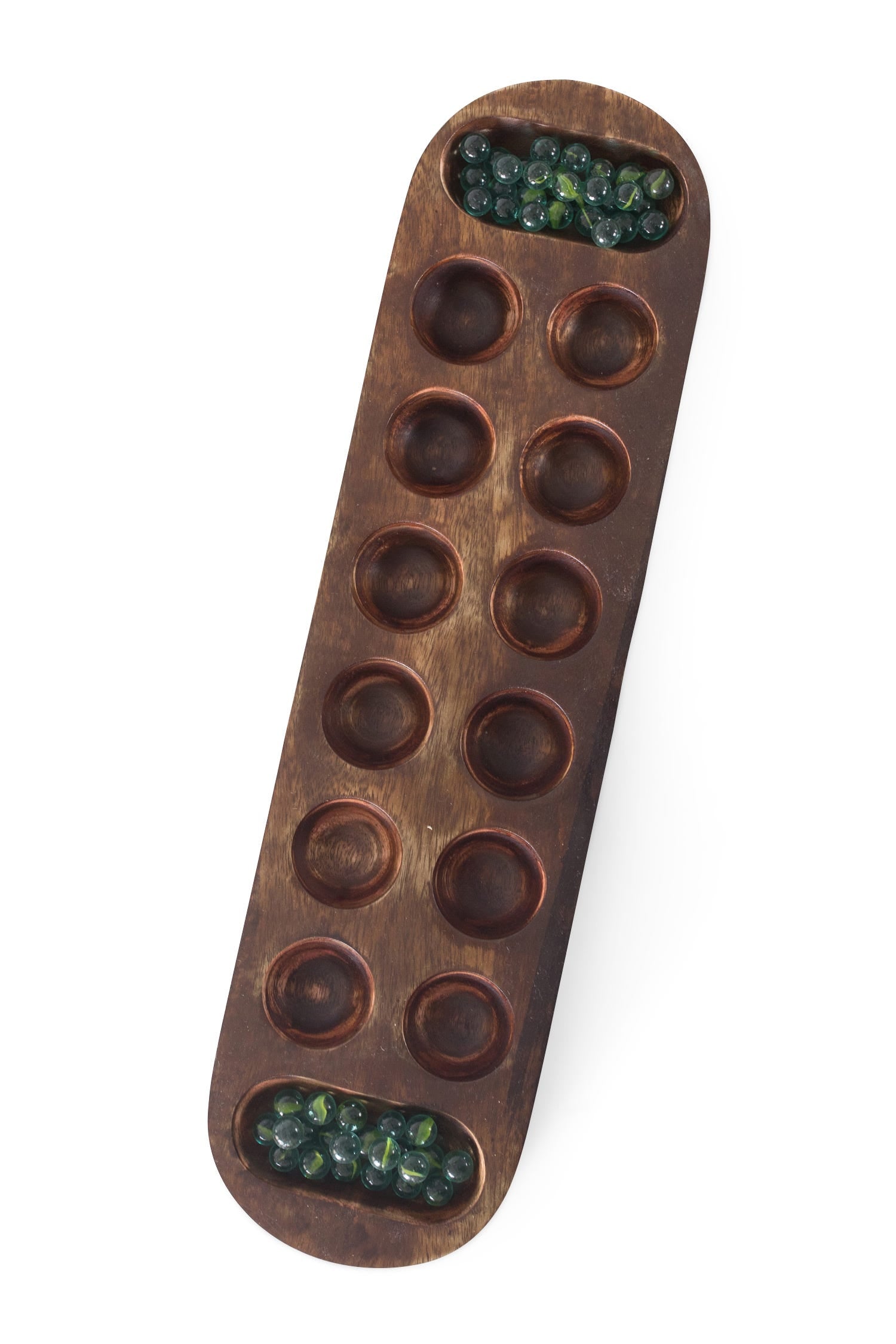  Handmade Mango Wood Mancala Game