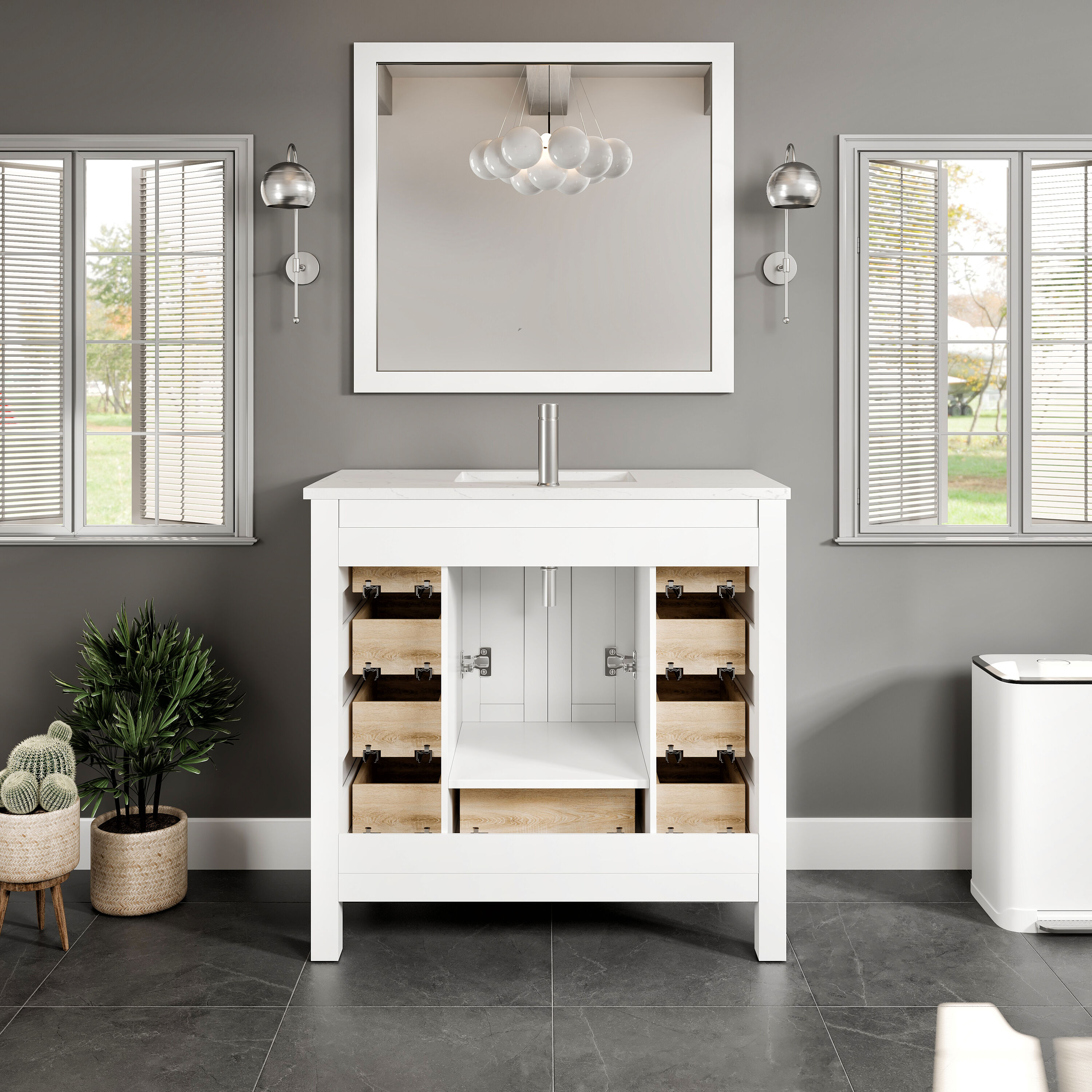 Eviva EVVN411-36X18WQ Bath-Vanity-Combo - View #6