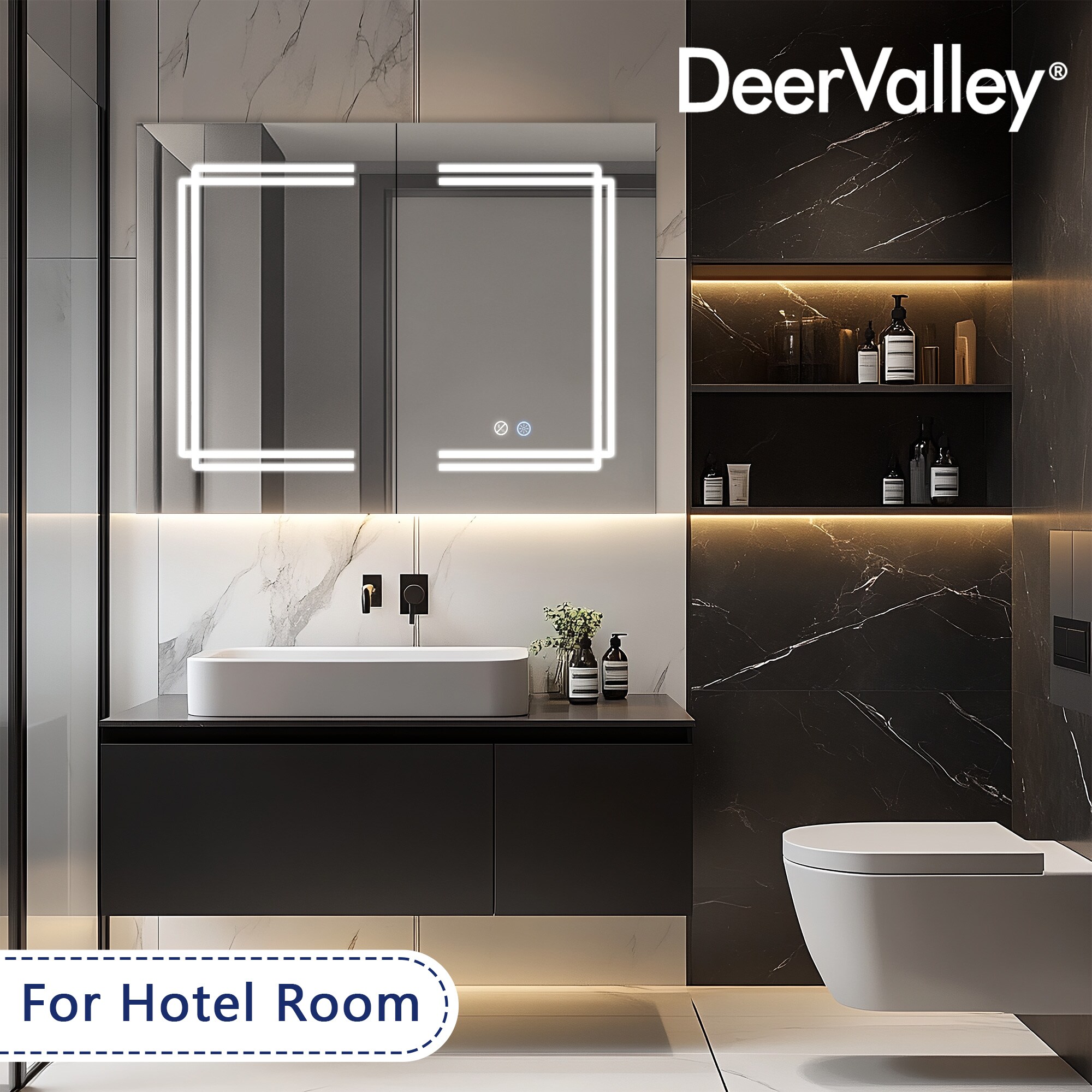 DeerValley DV-1VM0236 Framed-Bath-Mirrors - View #13